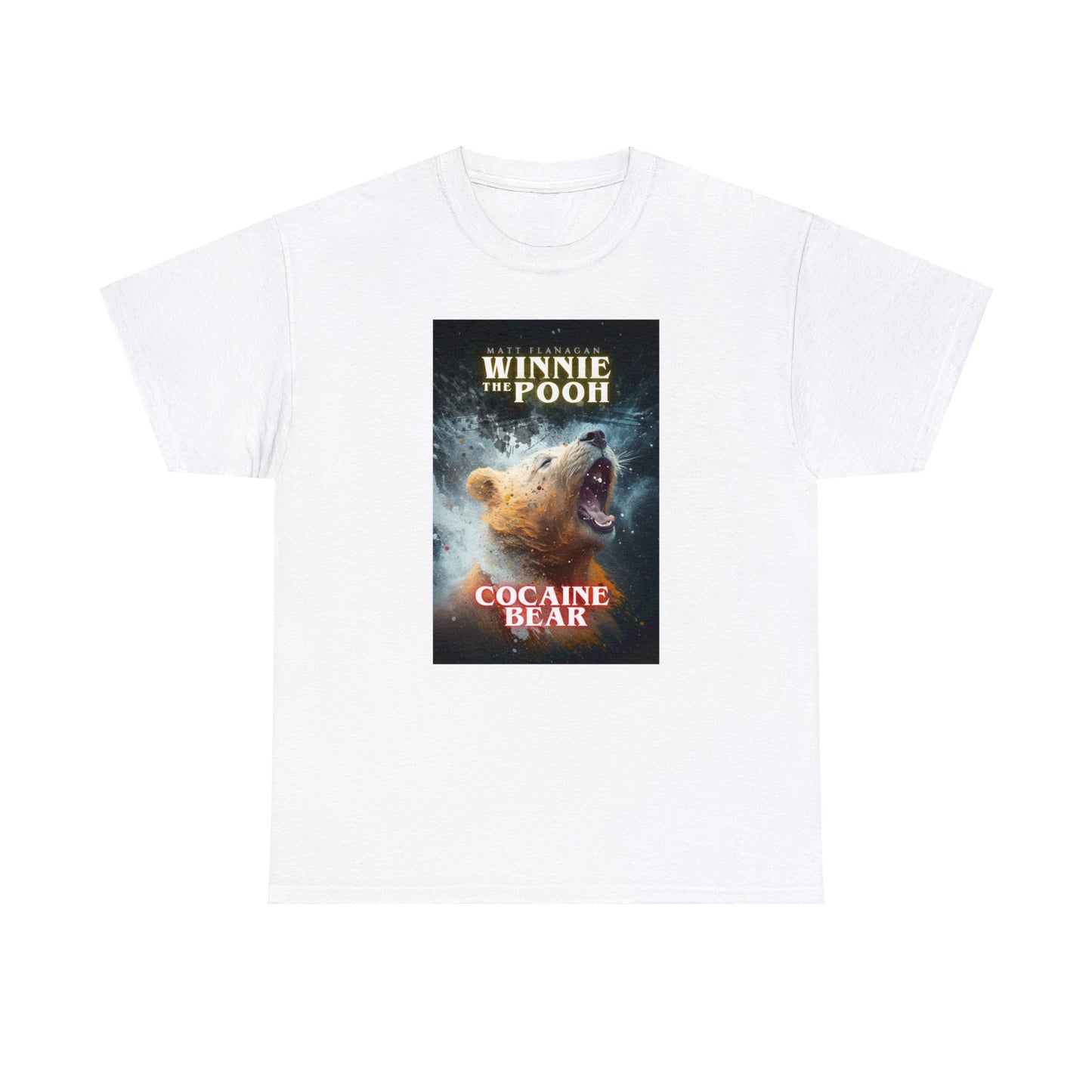 WINNIE the Pooh: COCAINE BEAR T-Shirt (Vintage Retro Style Unisex Tee)