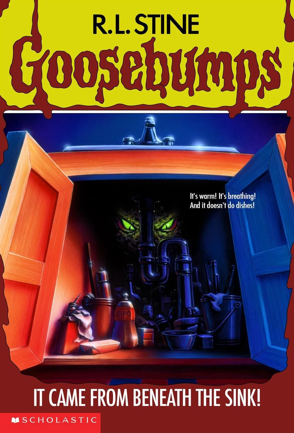 It Came From Beneath the Sink! (Goosebumps #30) R.L. Stine - Vintage Paperback