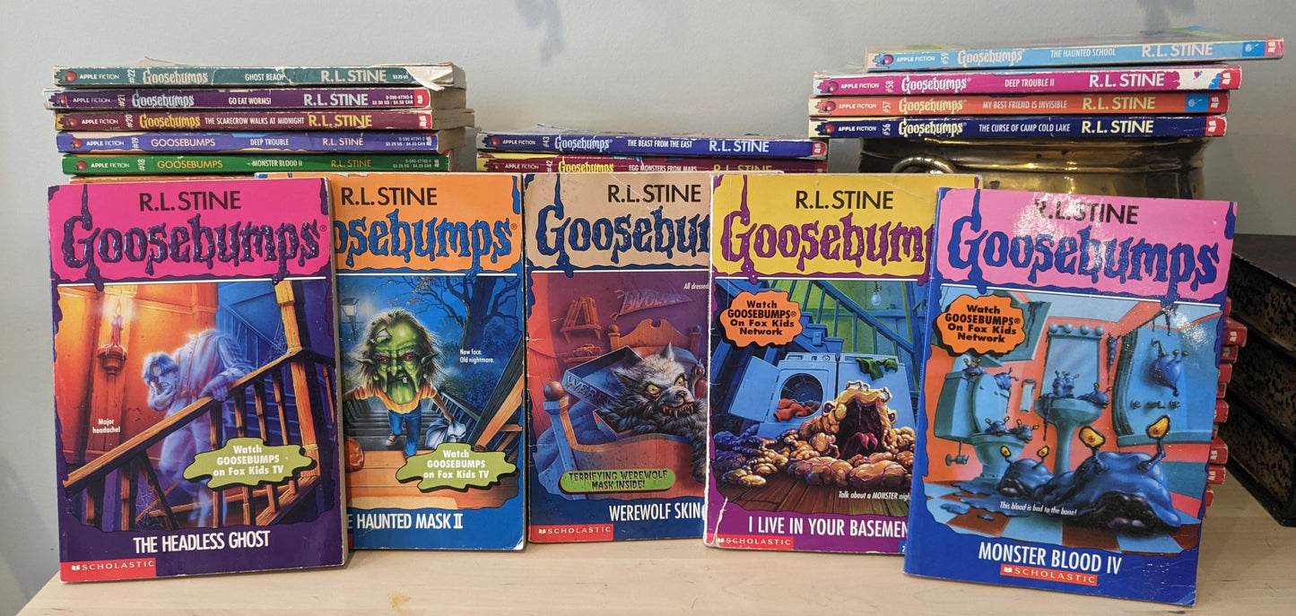 Goosebumps FULL Collection (62 Book Set) by R.L. Stine - Vintage Paperbacks