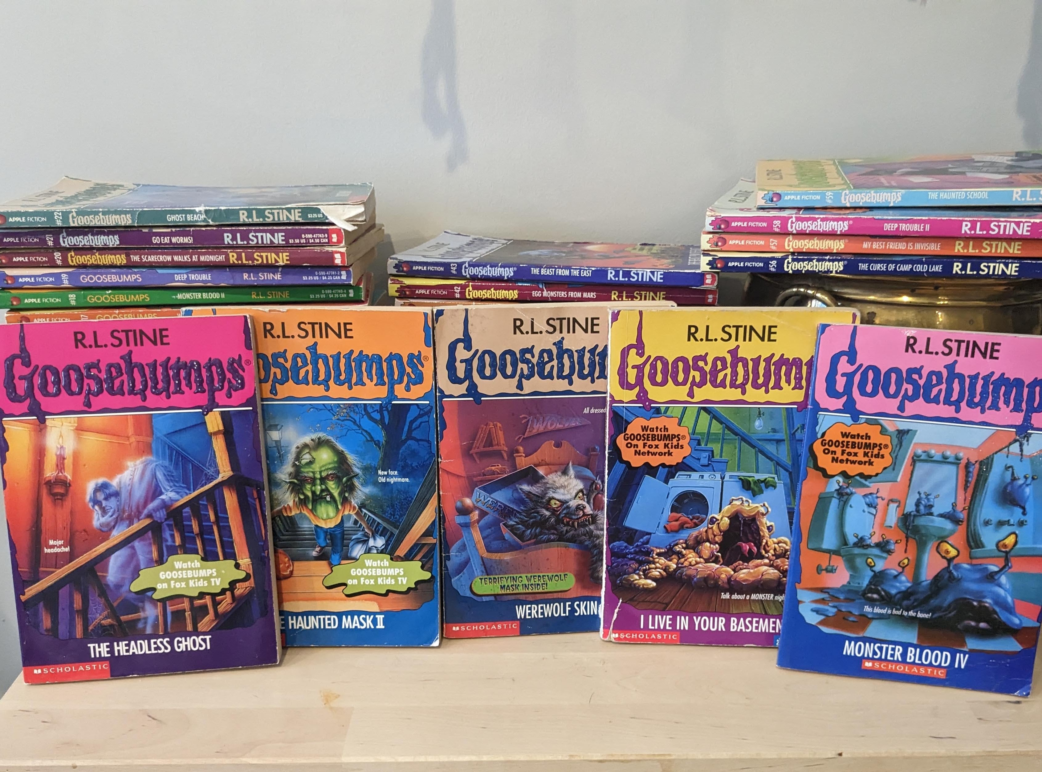 Goosebumps FULL Collection (62 Book Set) by R.L. Stine - Vintage Paper