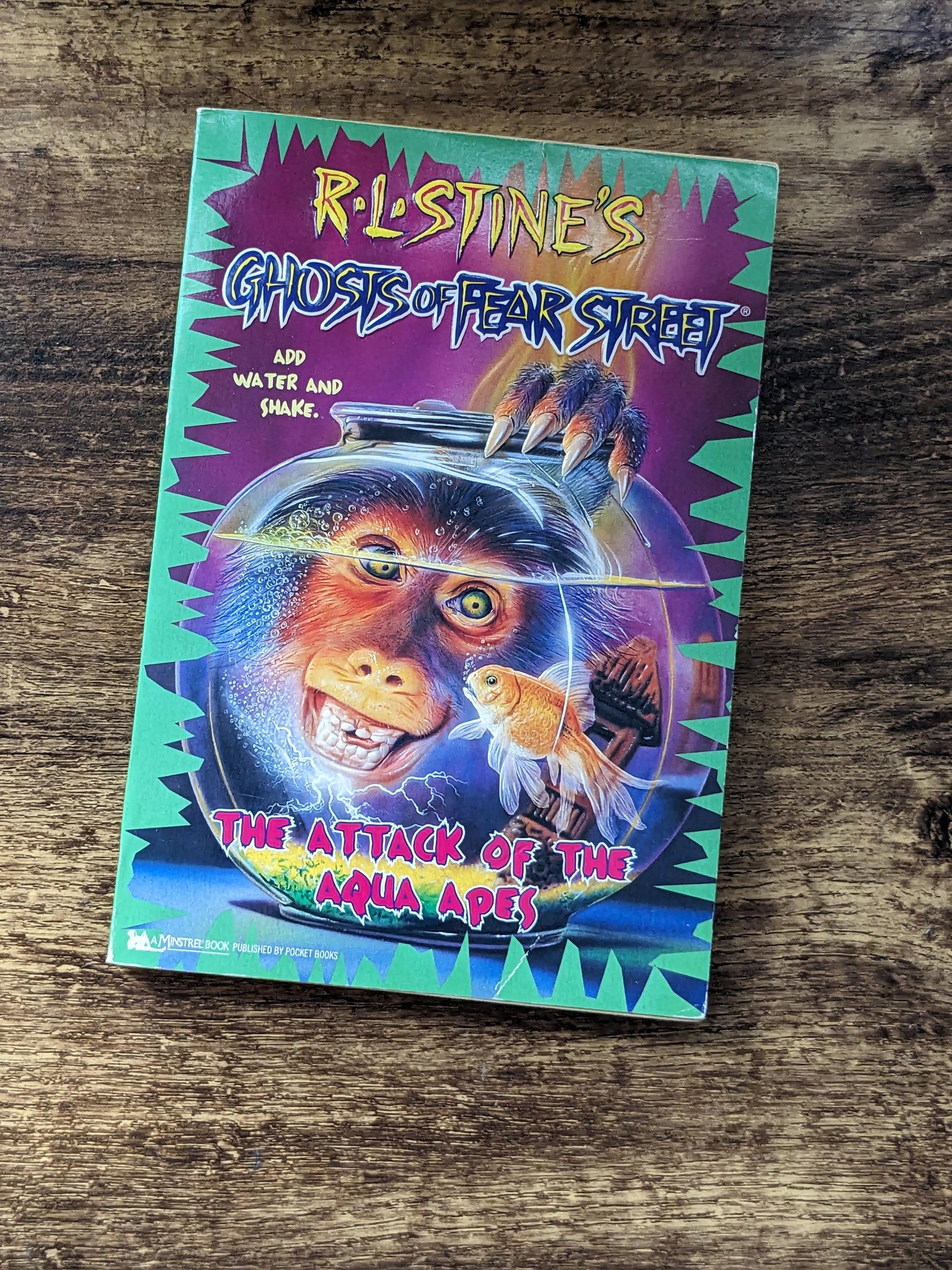 Attack of the Aqua Apes (Ghosts of Fear Street #3) by R.L. Stine - Vintage Paperback