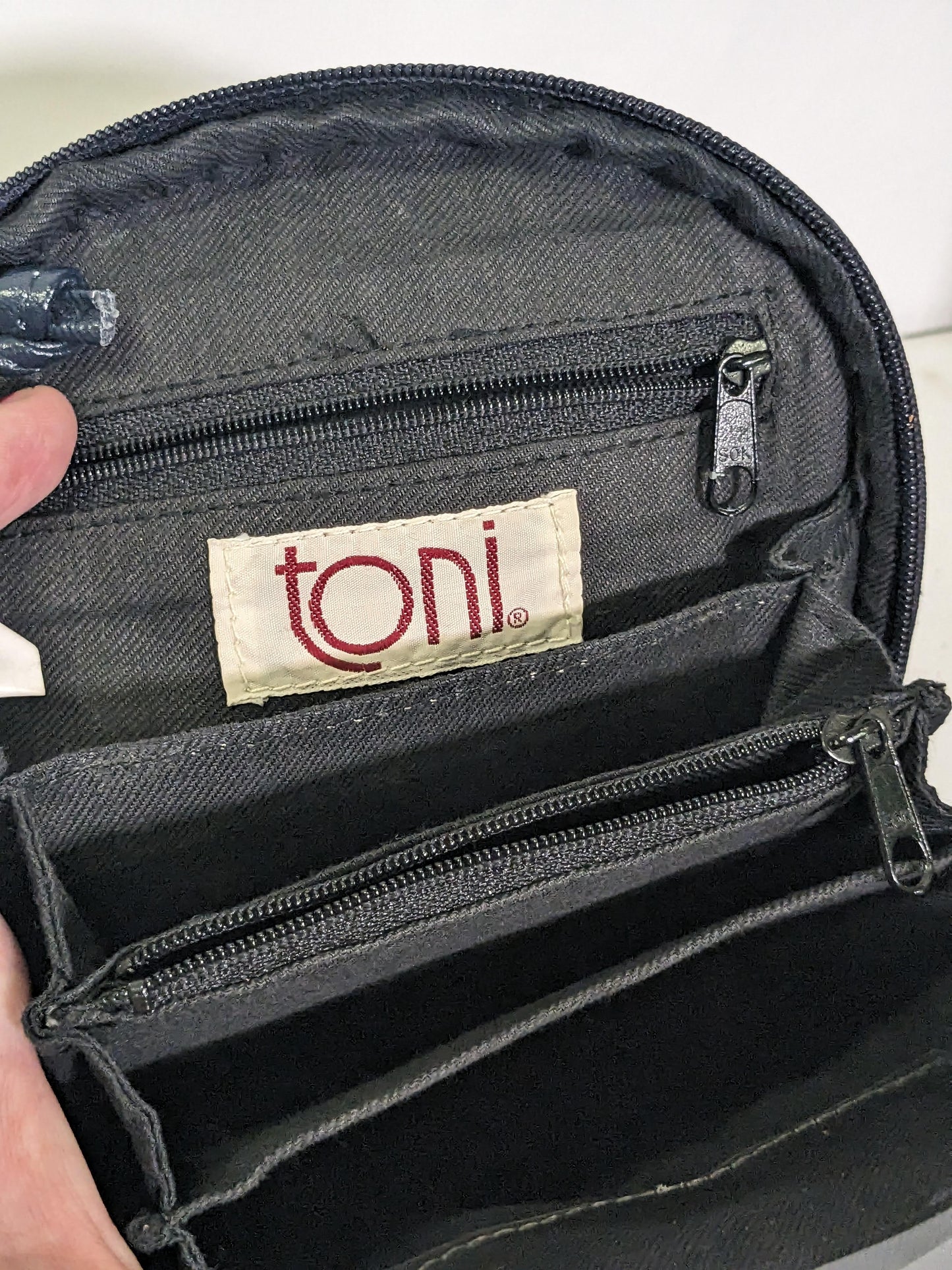 TONI LEATHER BAG Vintage Crossbody Shoulder Purse