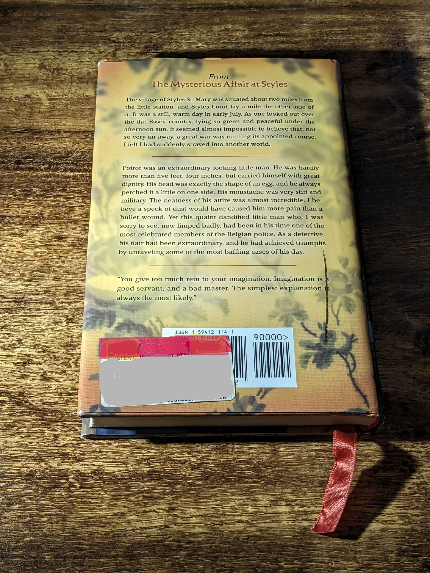 Mysterious Affair at Styles, The (Hercule Poirot #1) by Agatha Christie - Vintage Hardcover