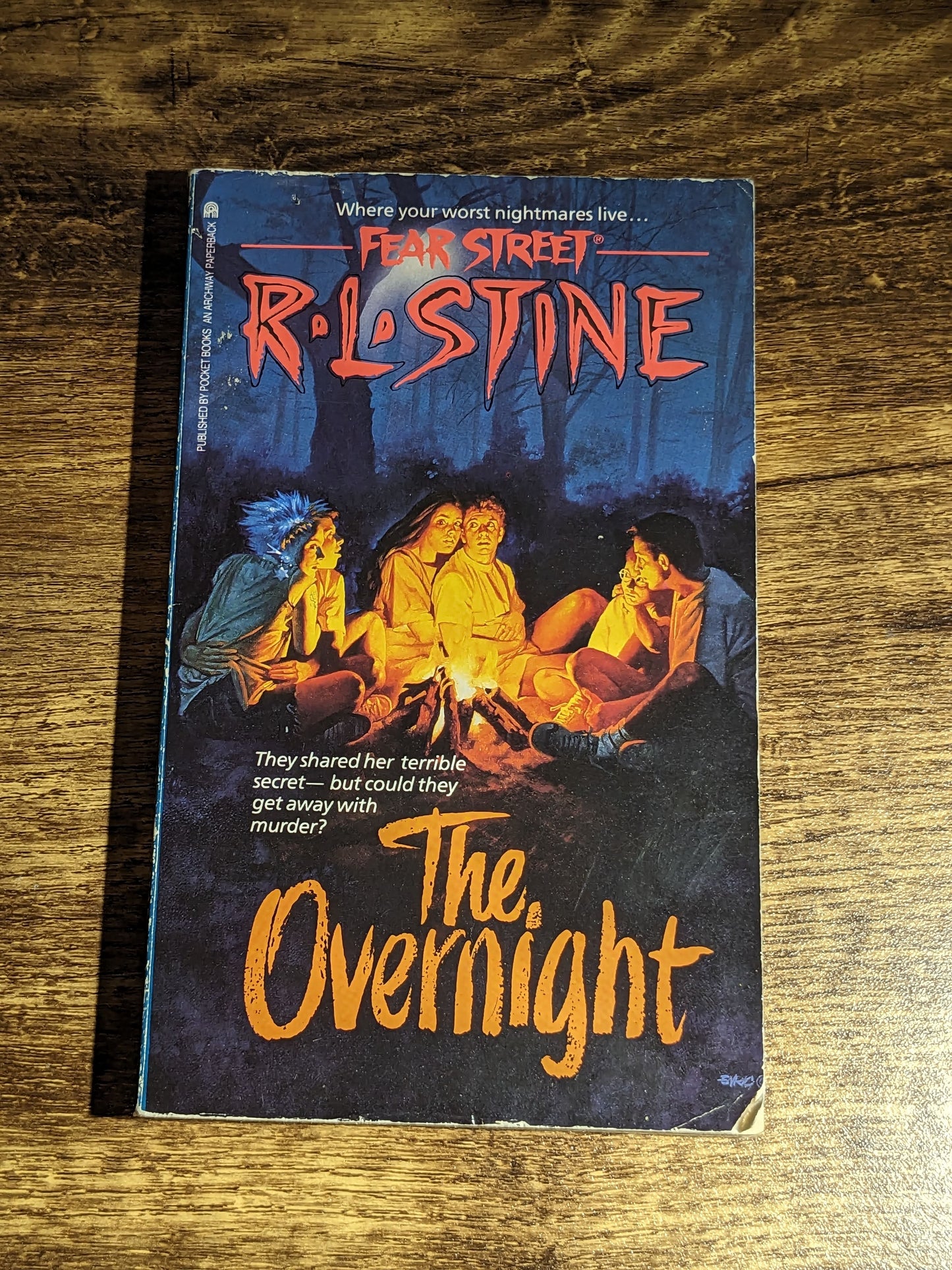 Overnight, The (Fear Street #4) by R.L. Stine - Vintage Paperback