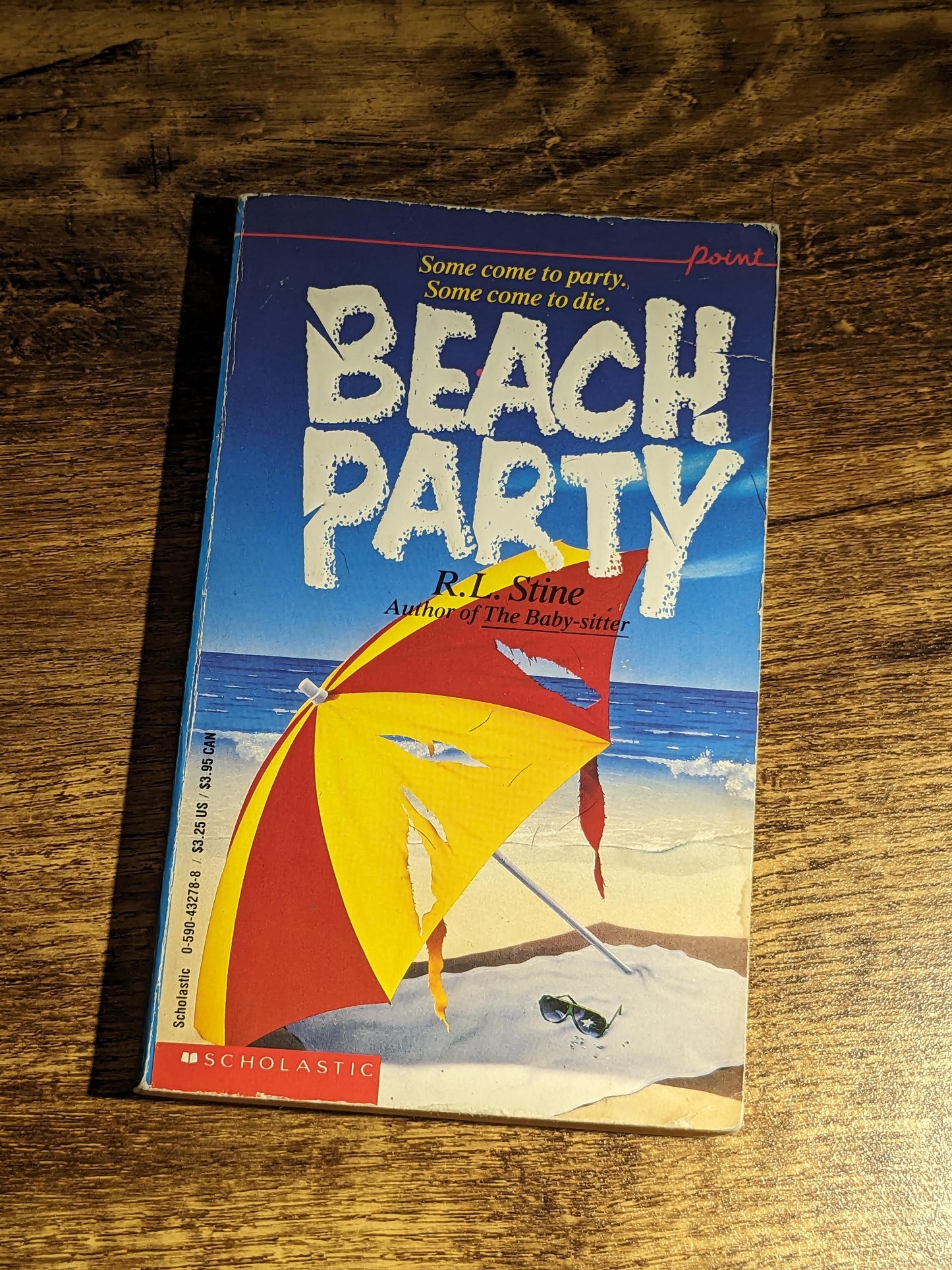 Beach Party (Point Horror) by R.L. Stine - Vintage Paperback