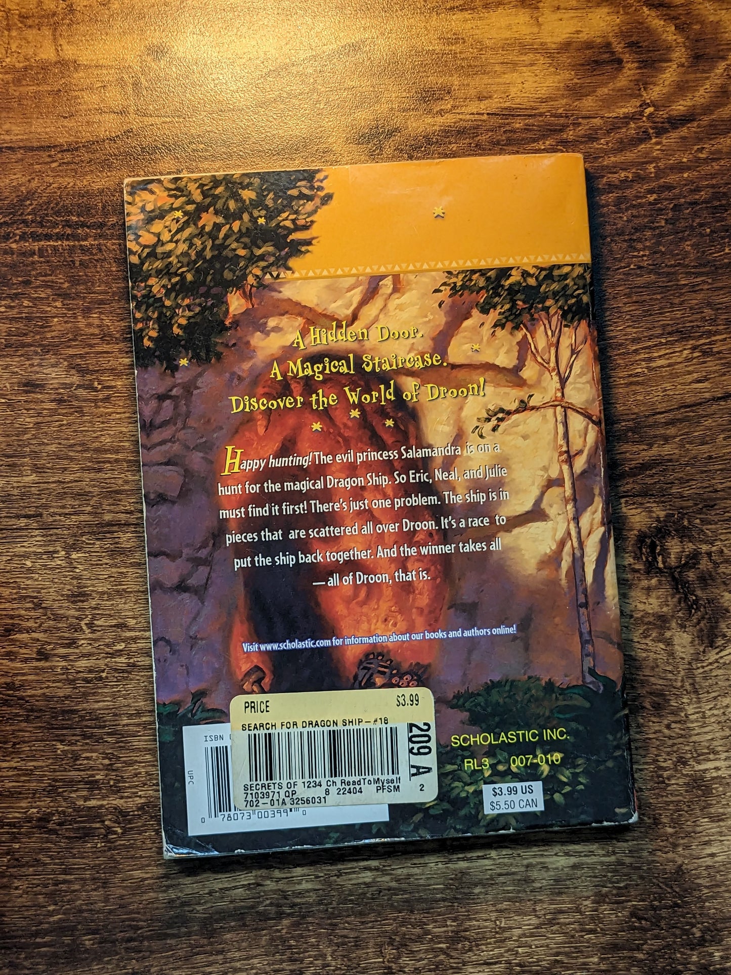 Search for the Dragon Ship (Secrets Of Droon #18) by Tony Abbott