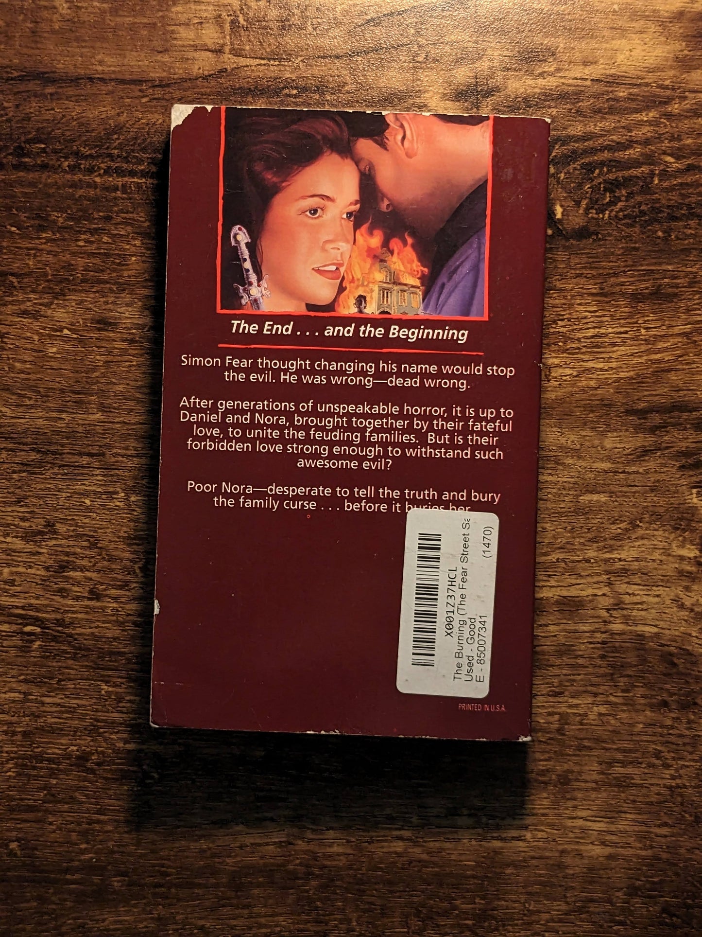 Burning, The (Fear Street Saga #3) by R.L. Stine - Vintage Paperback