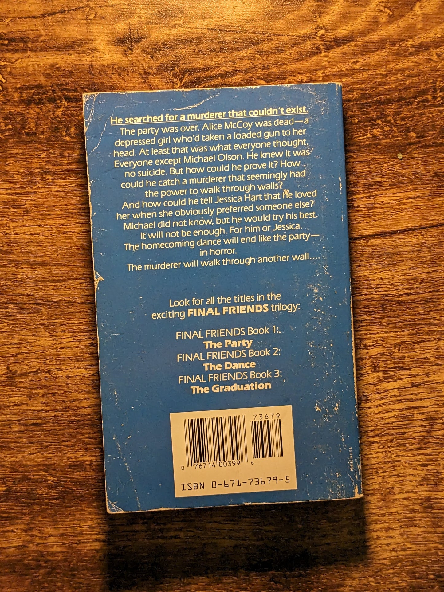 Dance, The (Final Friends #2) by Christopher Pike