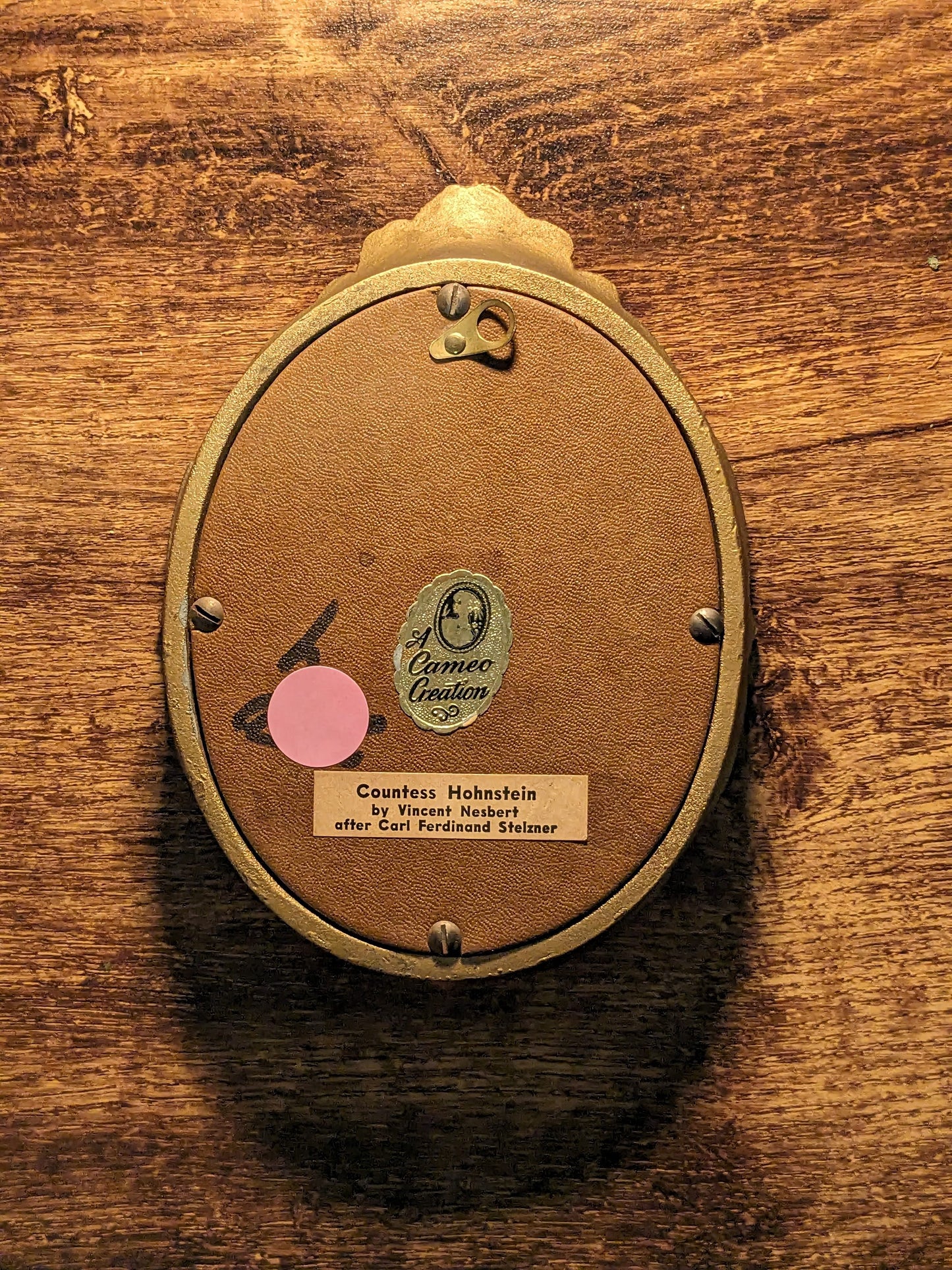 Countess Hohnstein (Vintage Cameo Creations Framed Art) by Vincent Nesbert/Carl Ferdinand