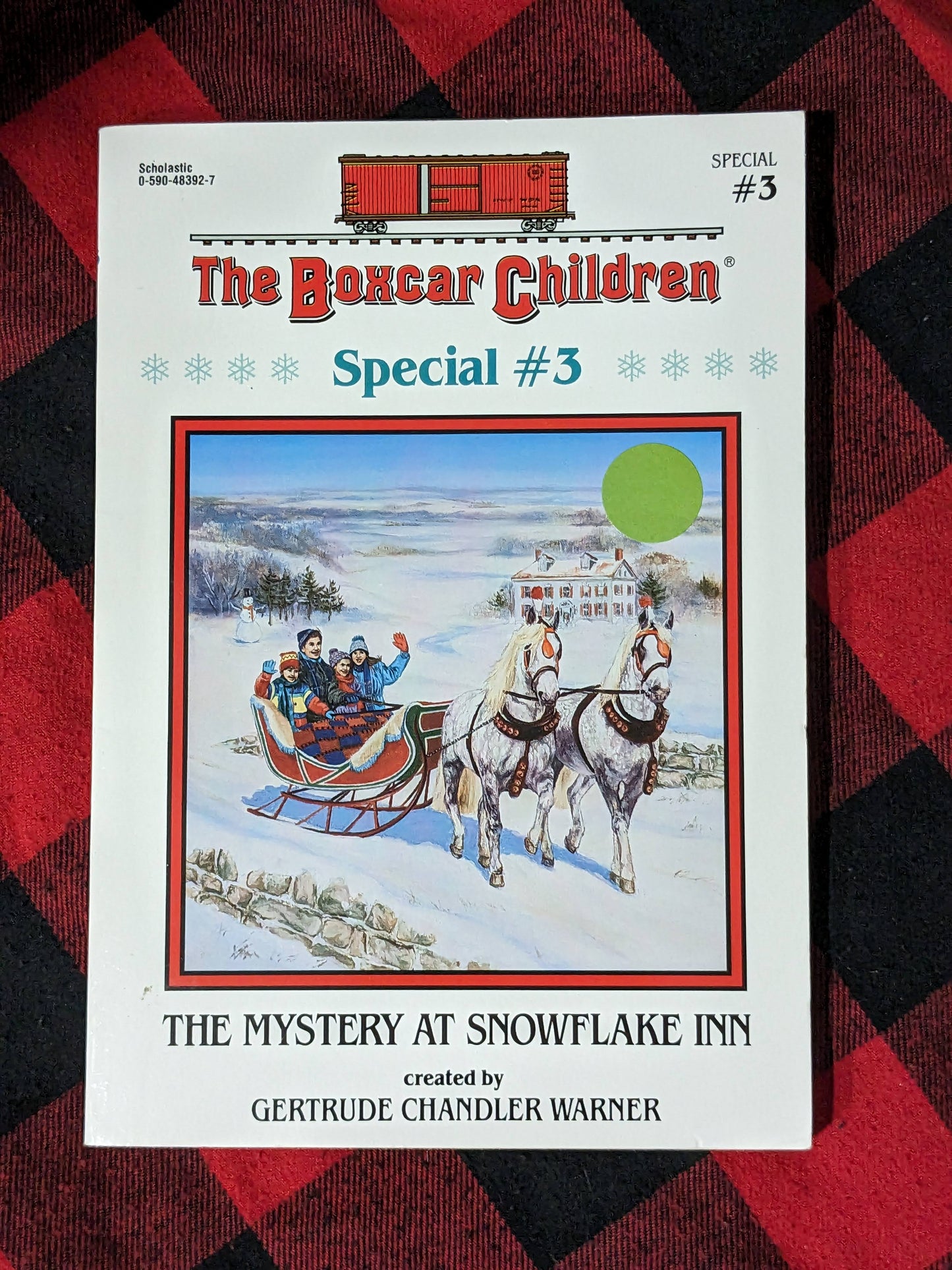 Mystery at Snowflake Inn, The (Boxcar Children #3) by Gertrude Chandler Warner - Vintage Paperback