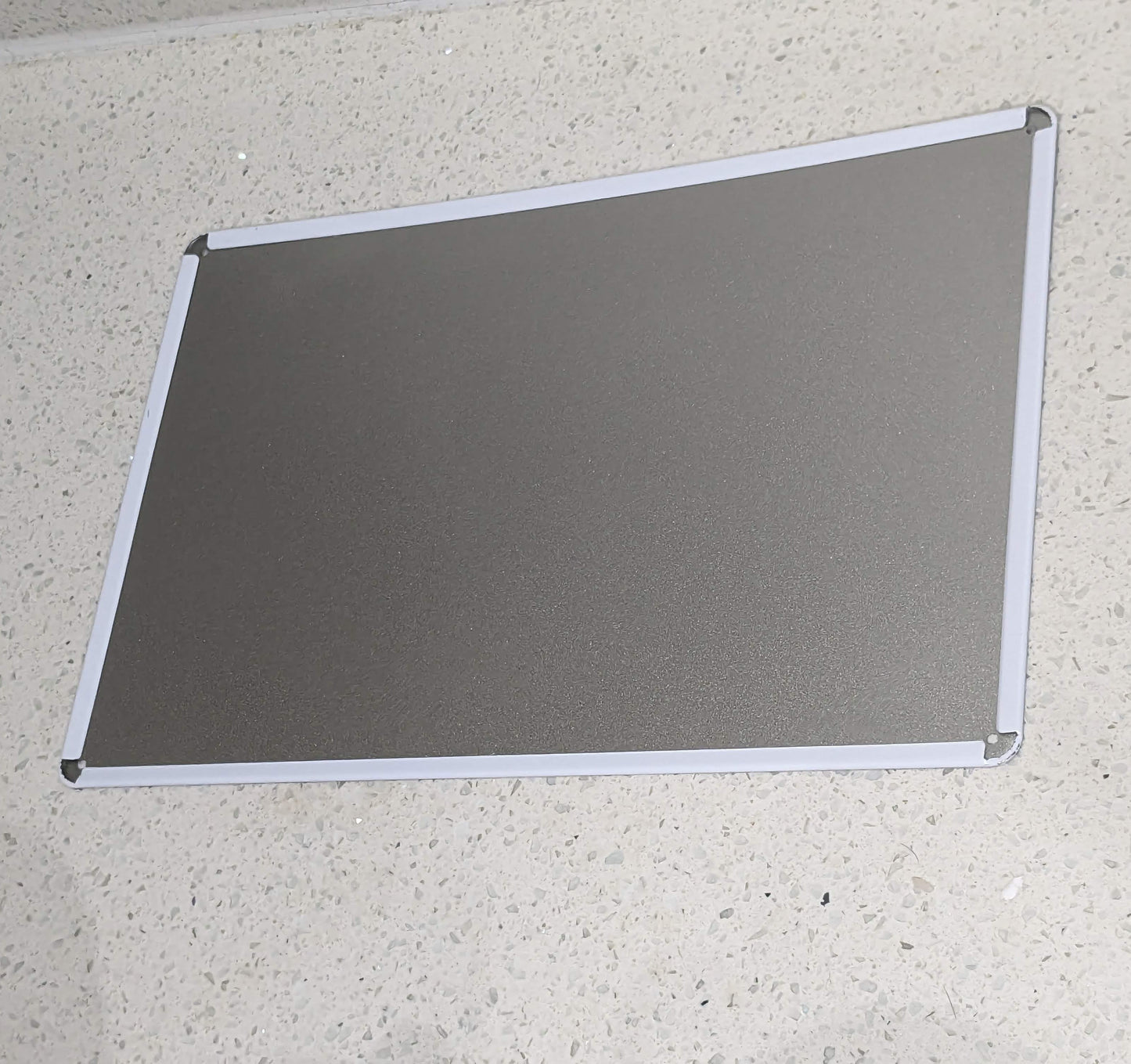 Summon Demons Funny Bathroom Sign (Metal 8x12'') Please Courtesy Flush