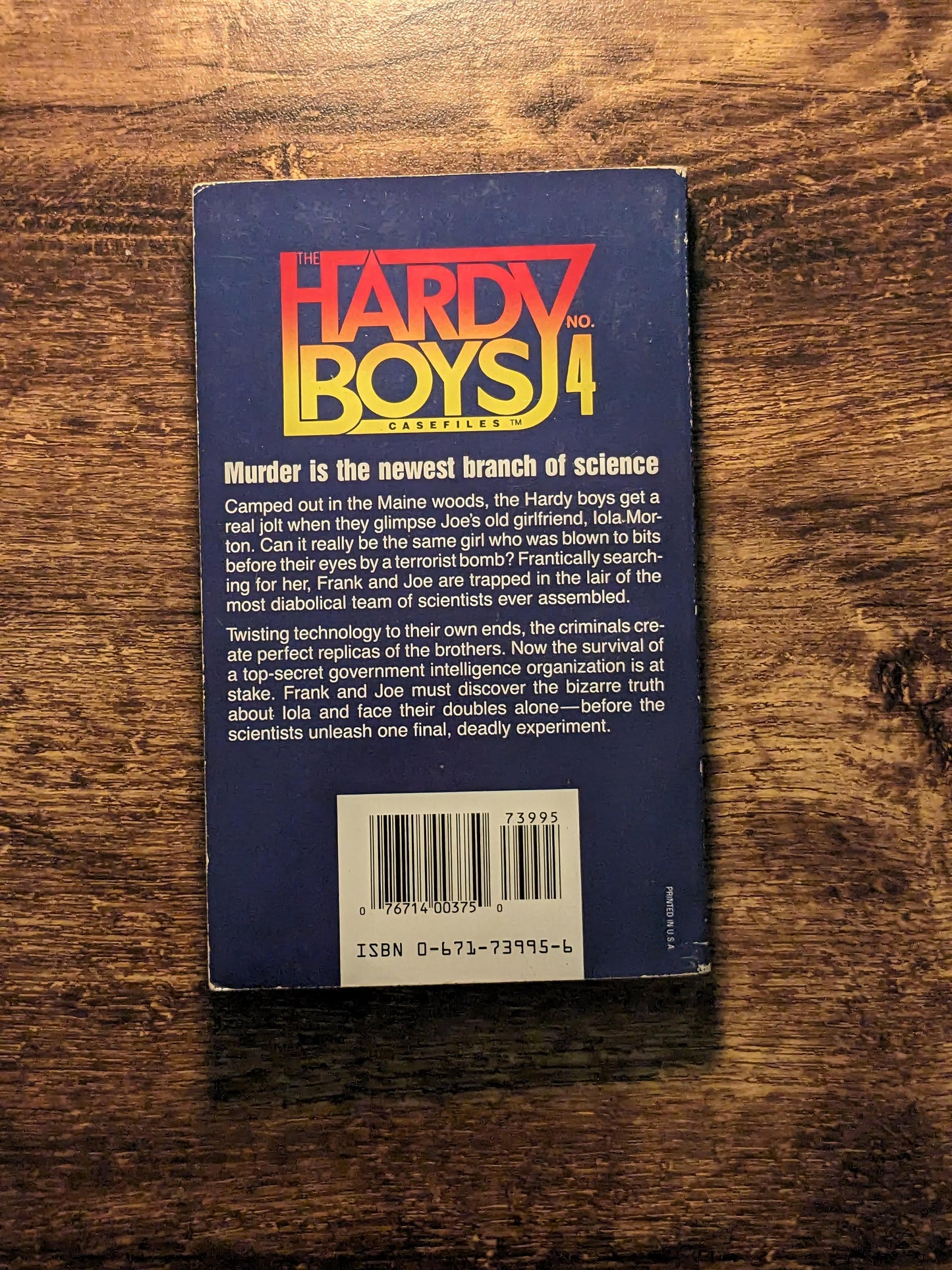 Lazarus Plot, The (Hardy Boys Casefiles #4) by Franklin W. Dixon