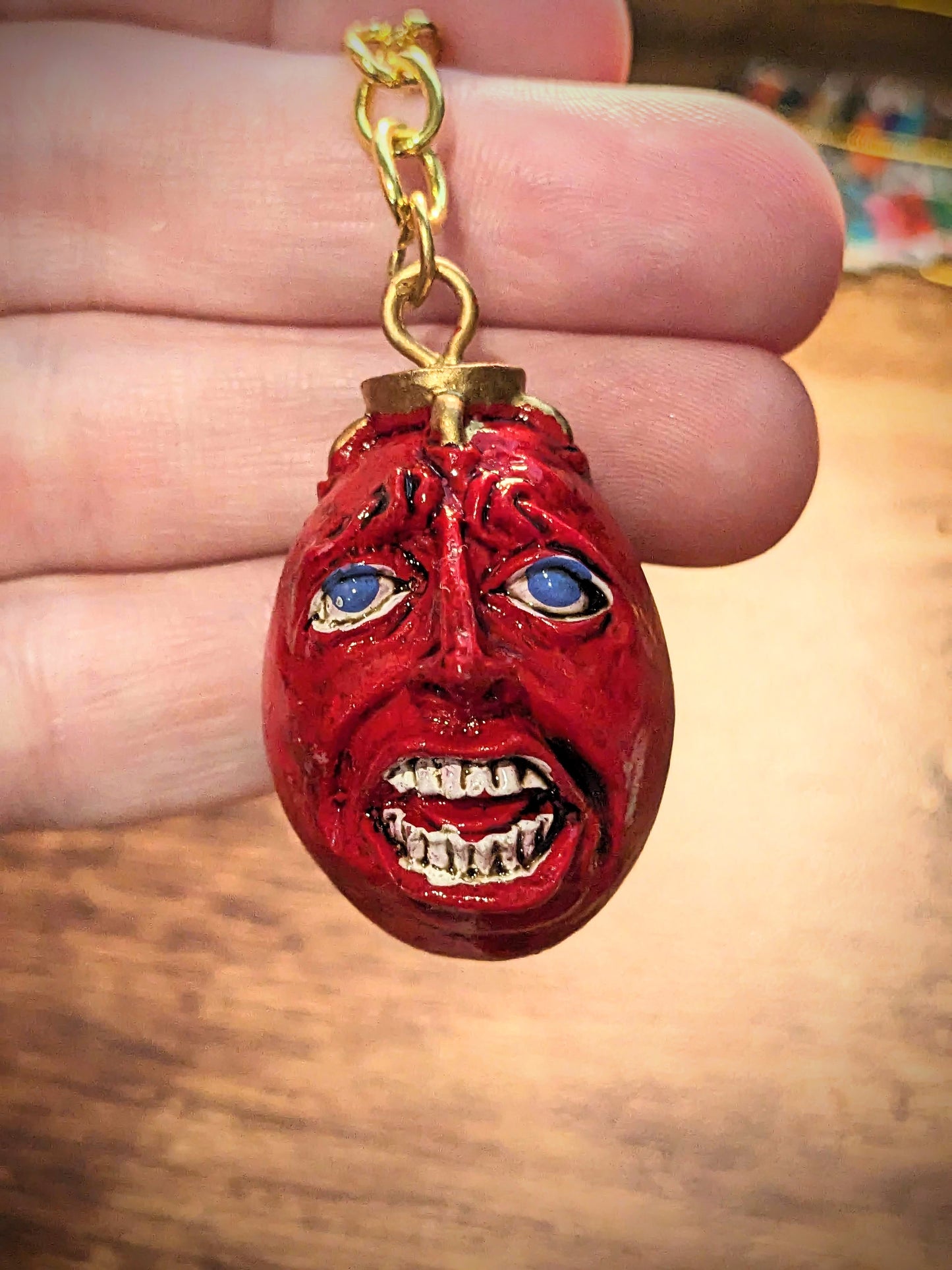 Anime Berserk The Egg Of The King Keychain Behelit Griffith Cosplay Props Guts