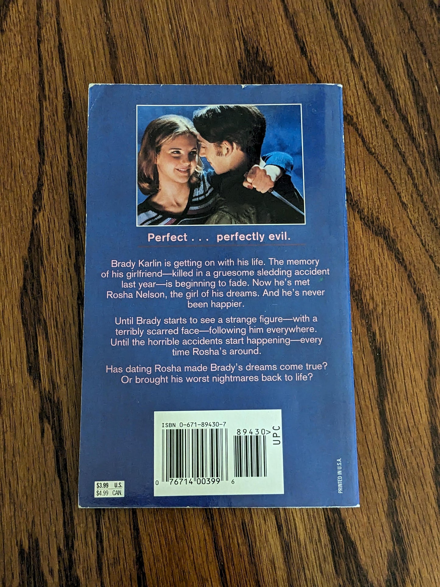 Perfect Date, The (Fear Street #37) R.L. Stine - Vintage Paperback