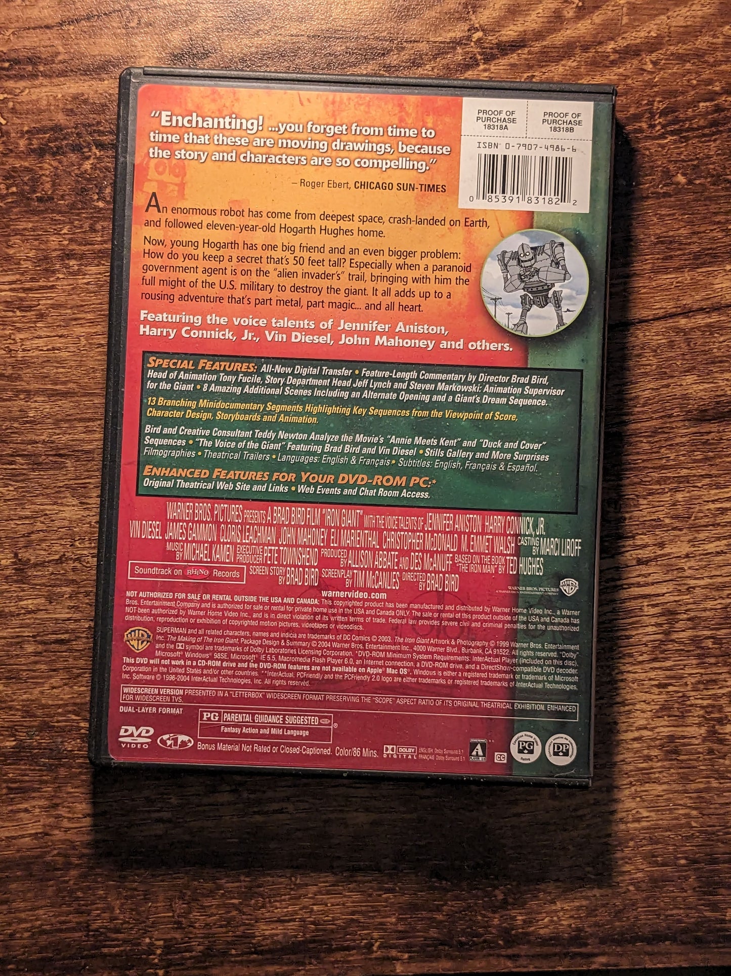 Iron Giant, The (Vintage DVD)