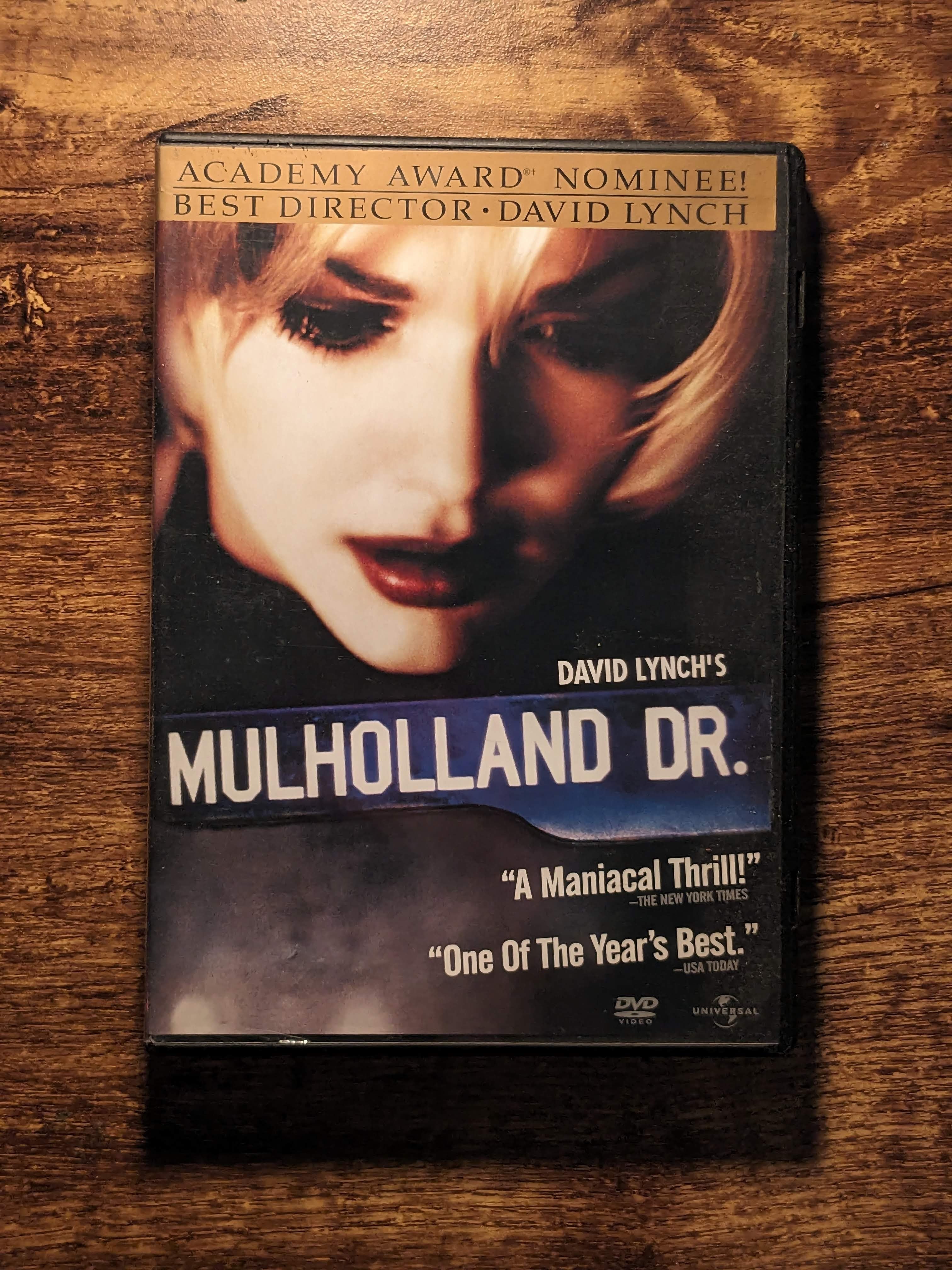 Mulholland Drive (DVD, 2002) Directed by David Lynch – Asylum Books