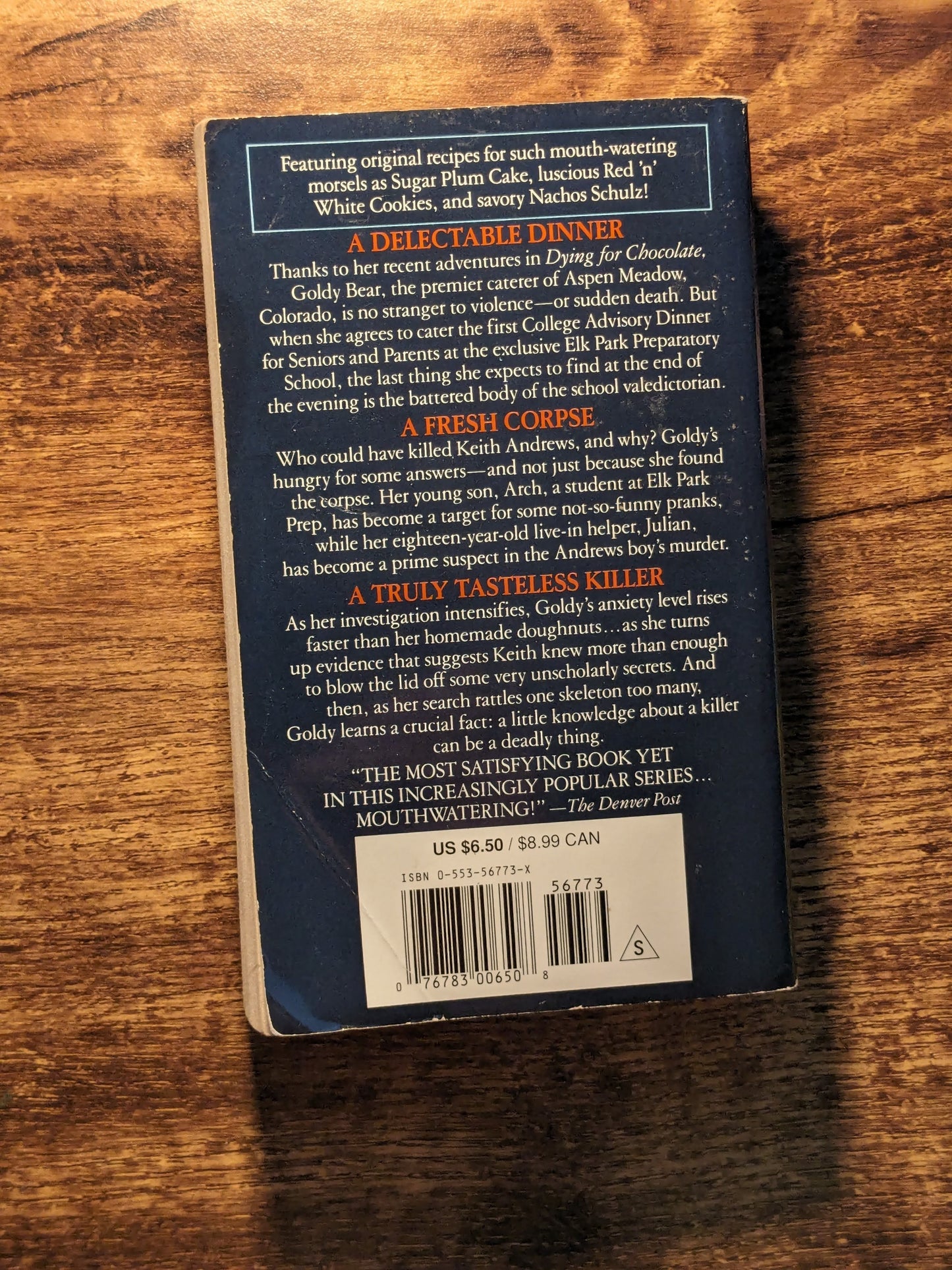 Cereal Murders, The (Goldy Bear Mysteries) by Diane Mott Davidson - Vintage Paperback