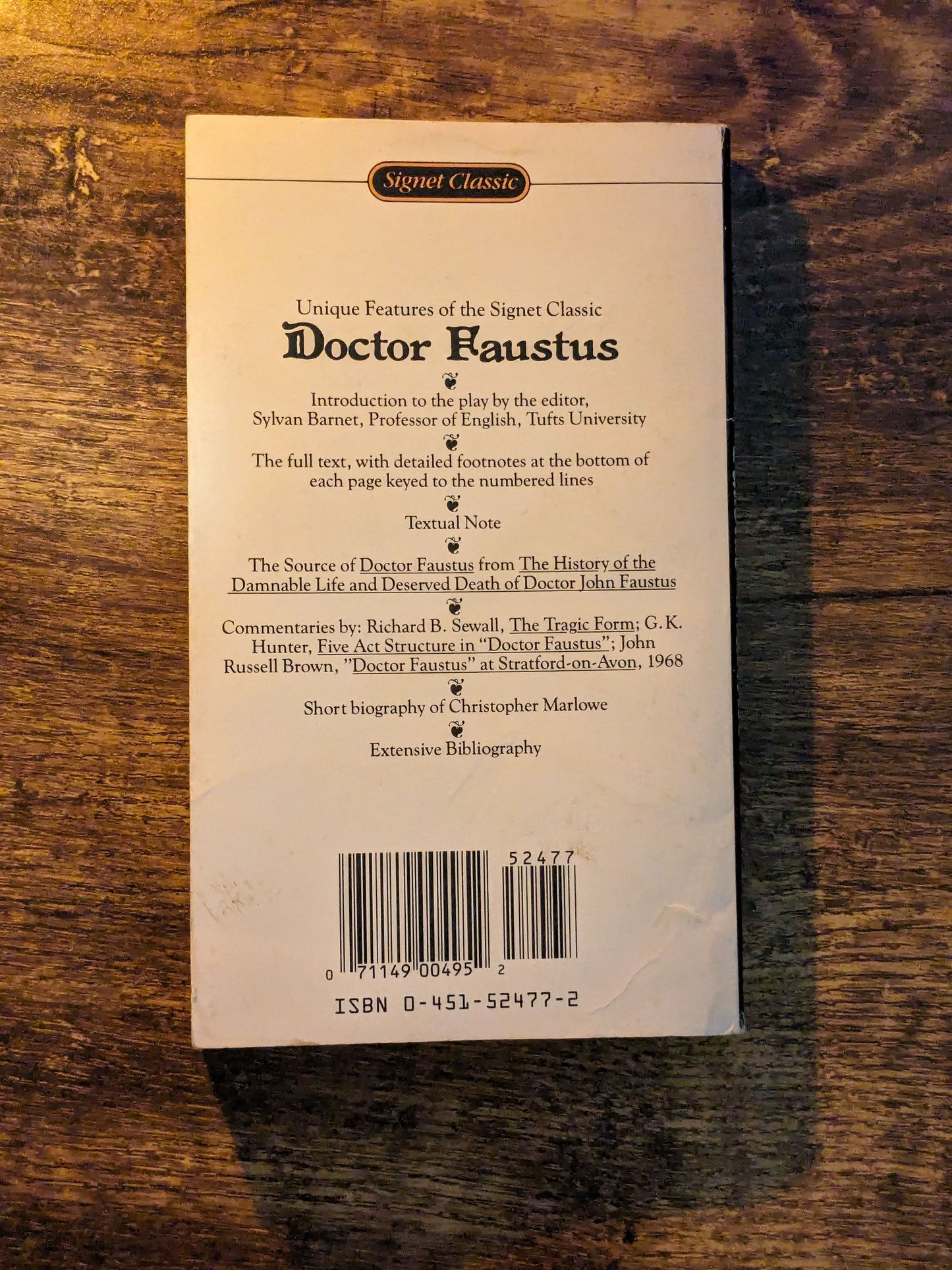 Doctor Faustus (Vintage Paperback) by Christopher Marlowe
