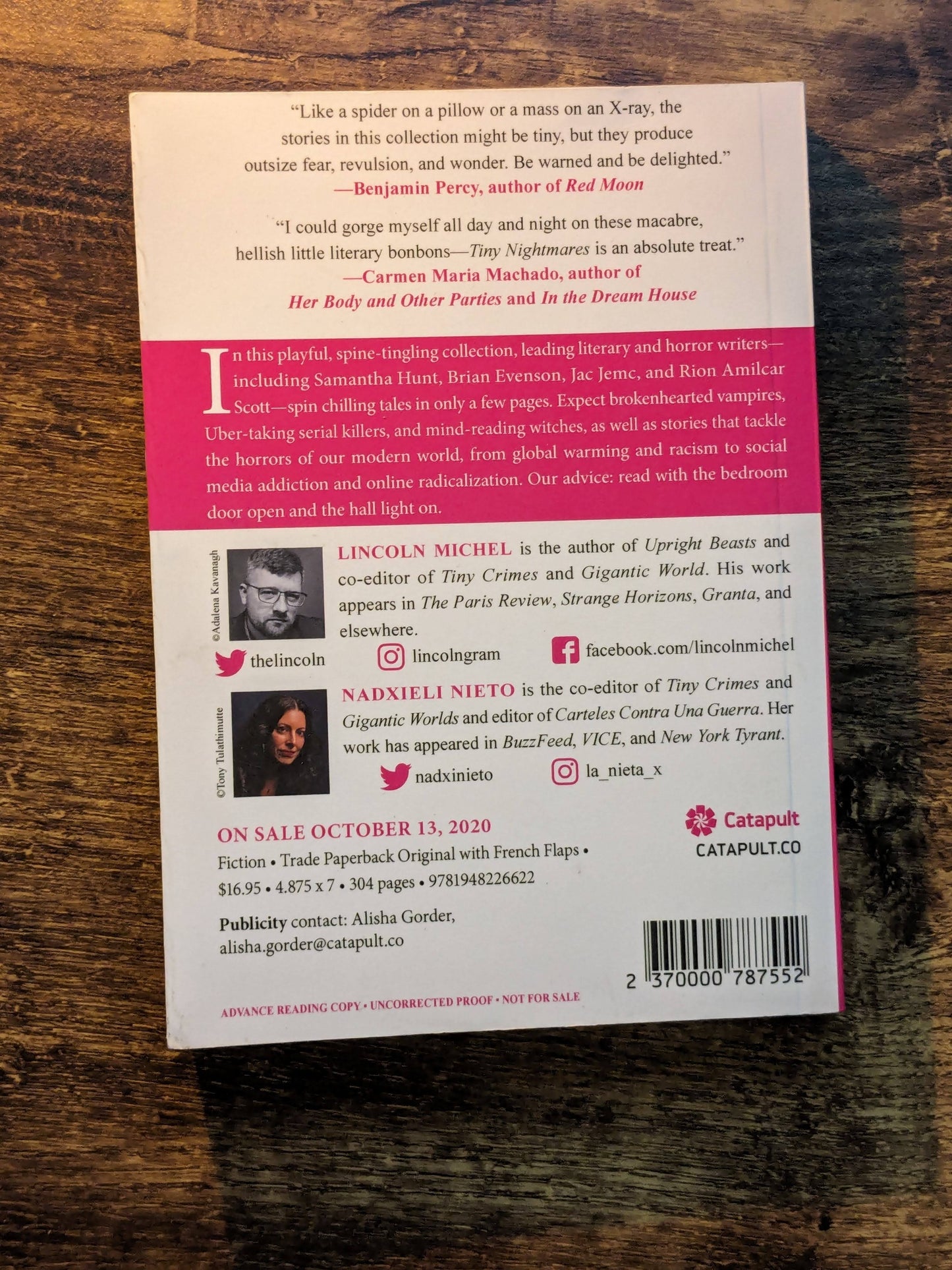 Tiny Nightmares: Very Short Stories of Horror (Paperback Anthology)