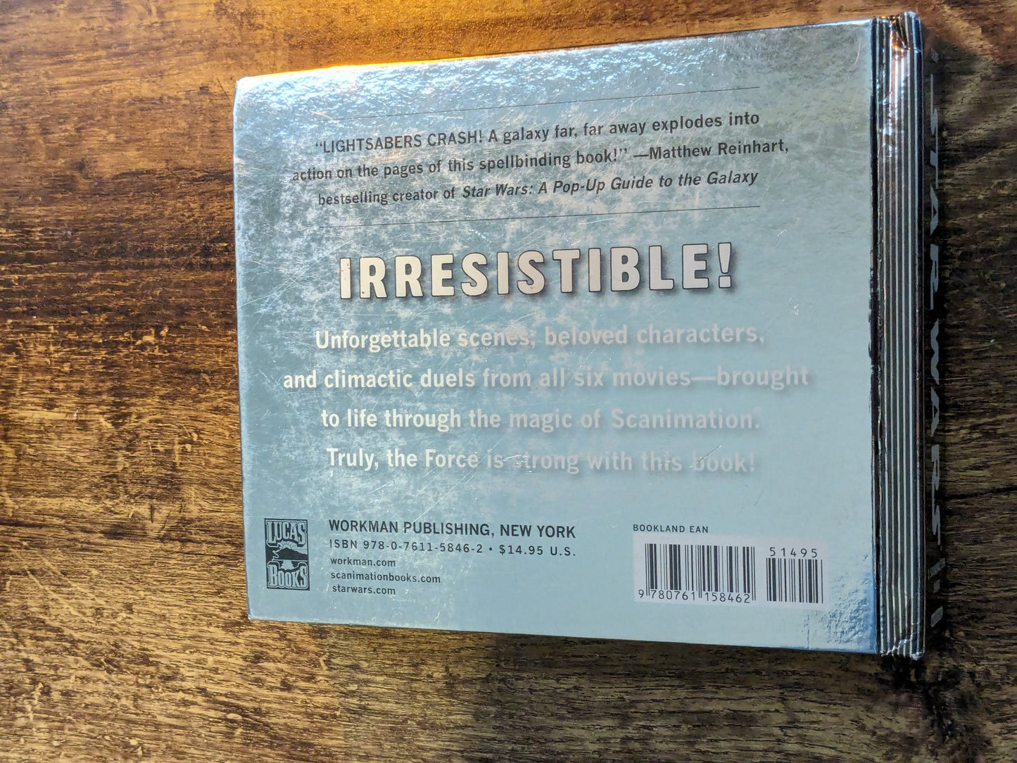 Star Wars: A Scanimation Book: Iconic Scenes from a Galaxy Far, Far Away (Hardcover Motion Book)