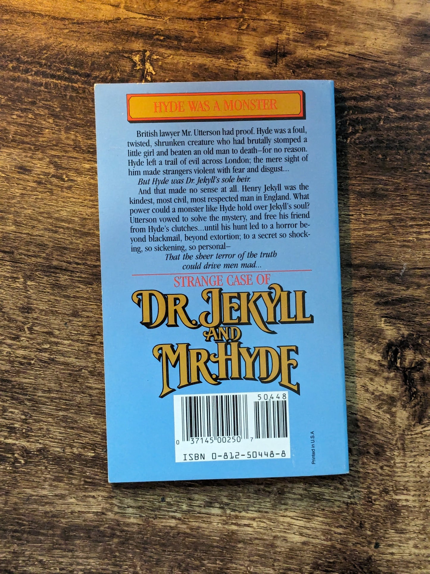 Strange Case of Dr. Jekyll & Mr. Hyde, The (Vintage Paperback) by Robert Louis Stevenson