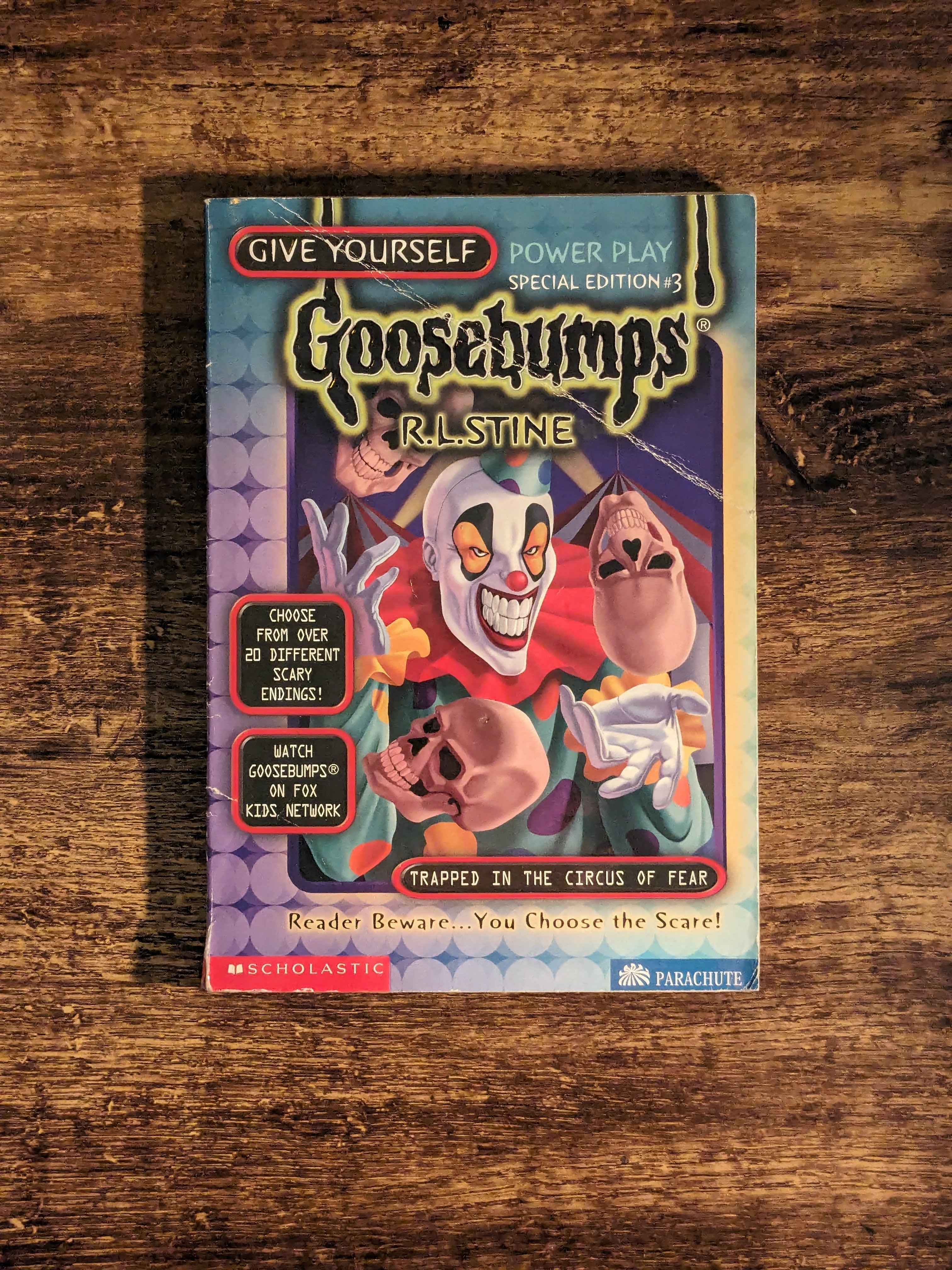 R.L. Stine Give Yourself Goosebumps Trick or selling Trapped! Power Play Special Edition