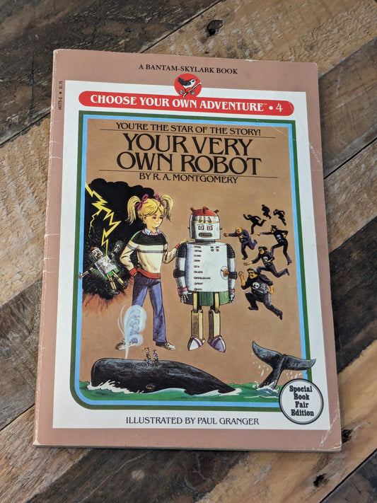 Your Very Own Robot (Choose Your Own Adventure) Vintage Paperback