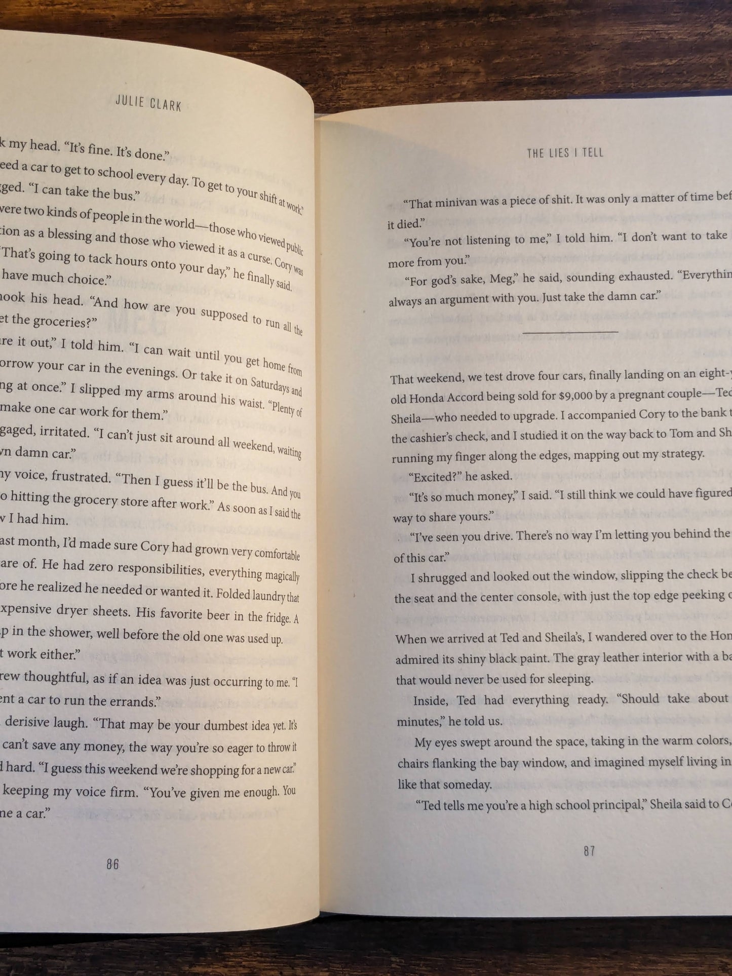 Lies I Tell, The (Hardcover) by Julie Clark