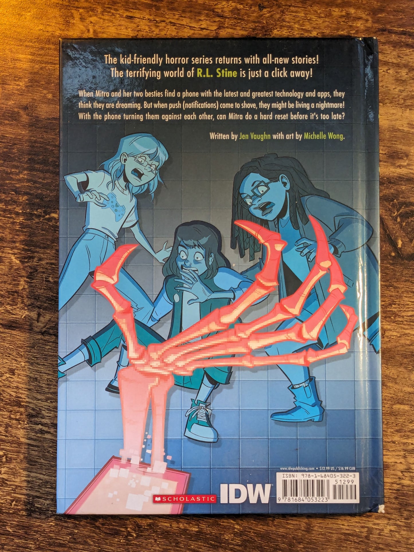 Download and Die! (Goosebumps Comic Book) by Jen Vaughn & R.L. Stine - Hardcover