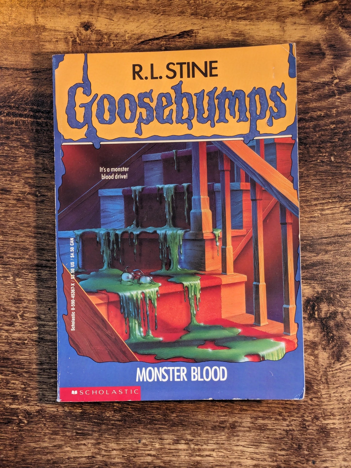 Monster Blood (Goosebumps #3) R.L. Stine Vintage Paperback