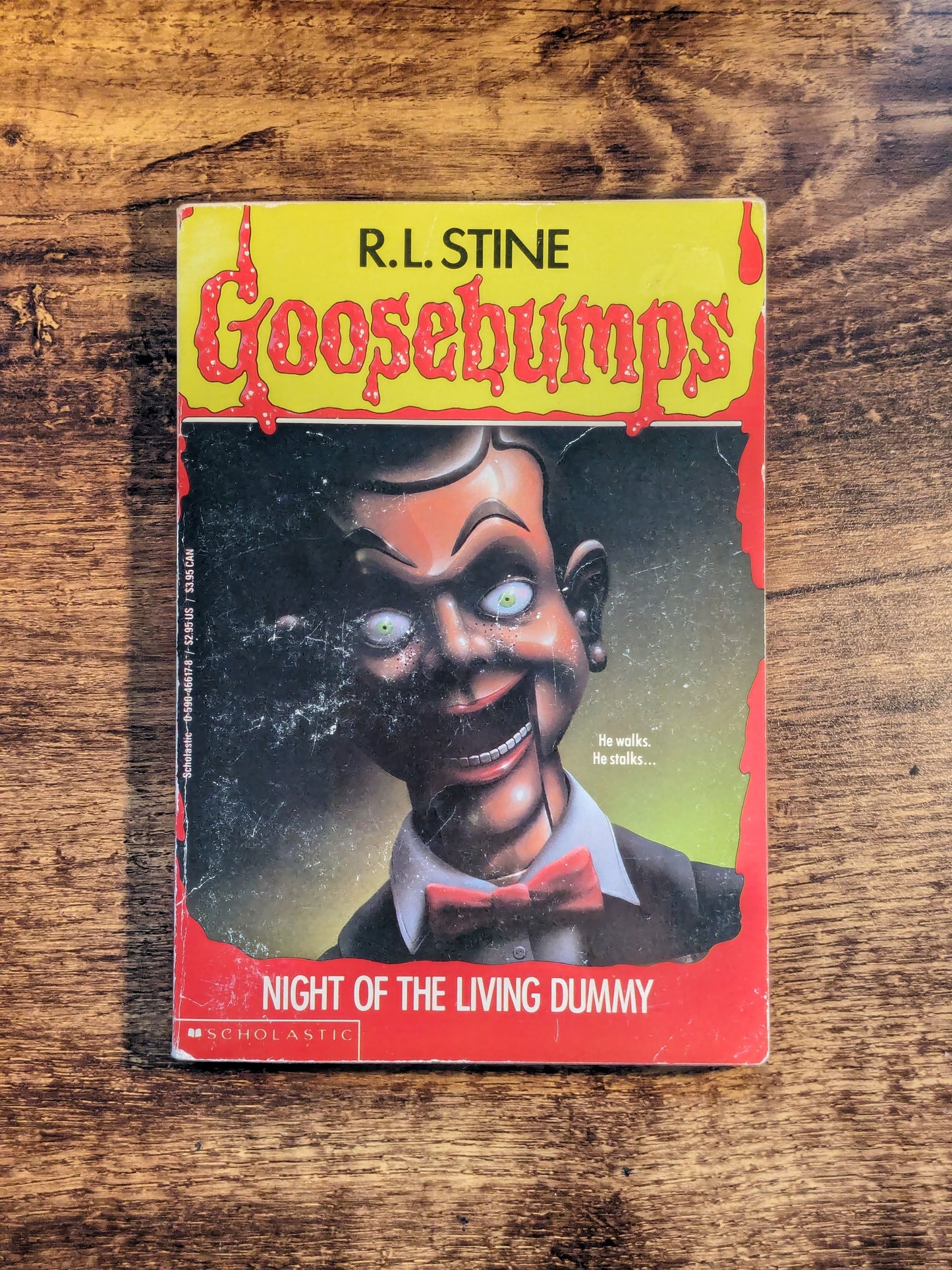 Night of the Living Dummy (Goosebumps #7) by R. L. Stine - Early Printing