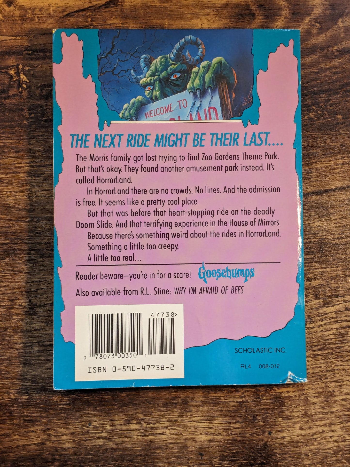 One Day at Horrorland (Goosebumps #16) R.L. Stine