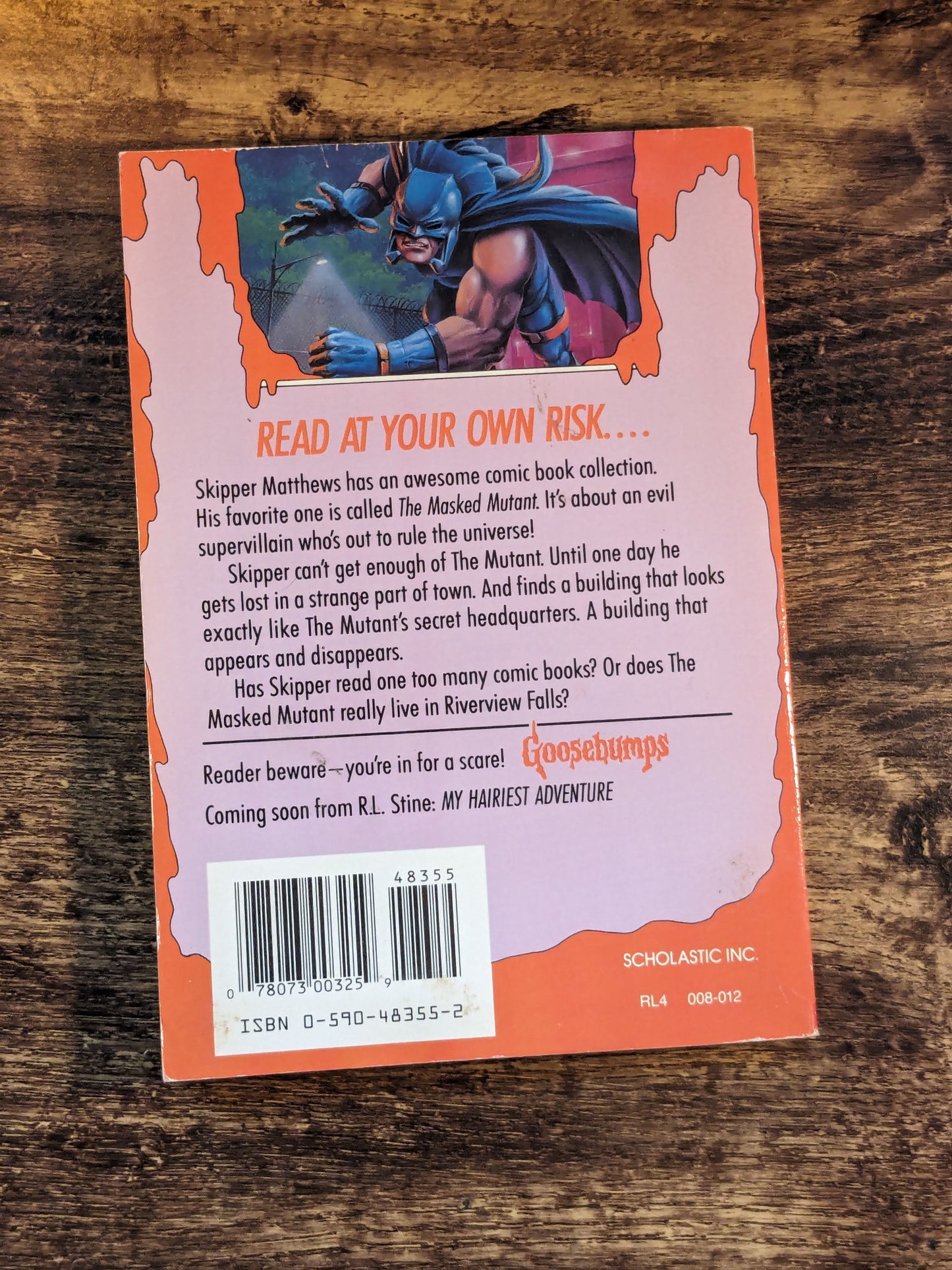 Attack of the Mutant (Goosebumps #25) R.L. Stine Vintage Paperback
