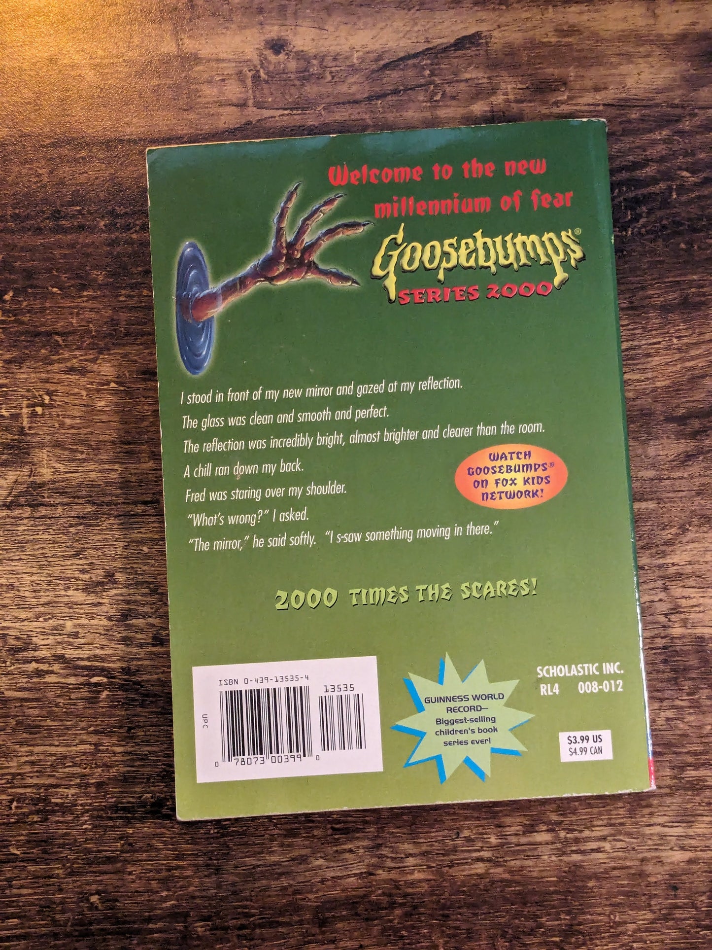 Ghost In The Mirror (Goosebumps Series 2000 #25) by R.L. Stine  - Vintage Paperback