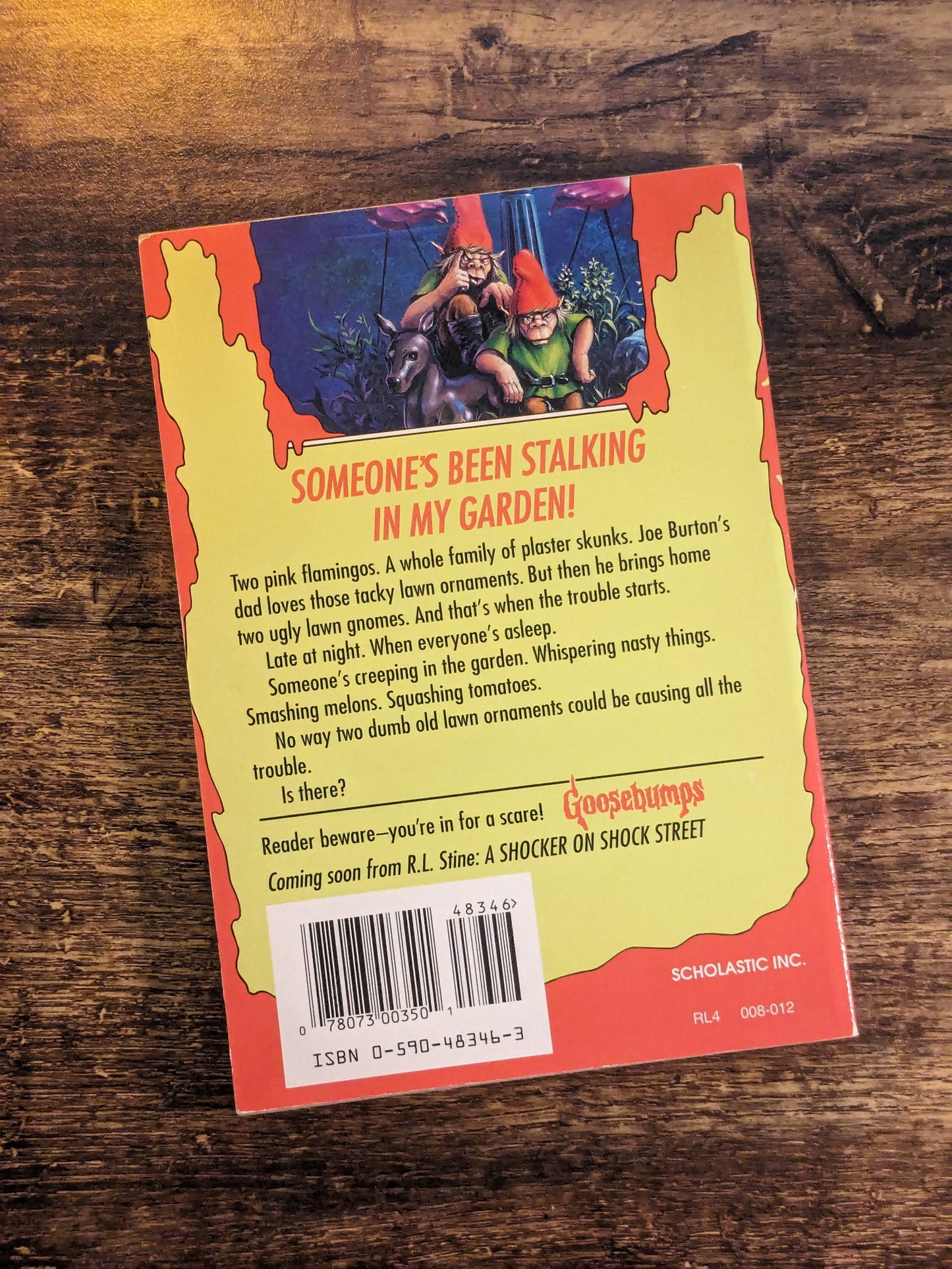Revenge of the Lawn Gnomes (Goosebumps #34) by R.L. Stine - Vintage Paperback