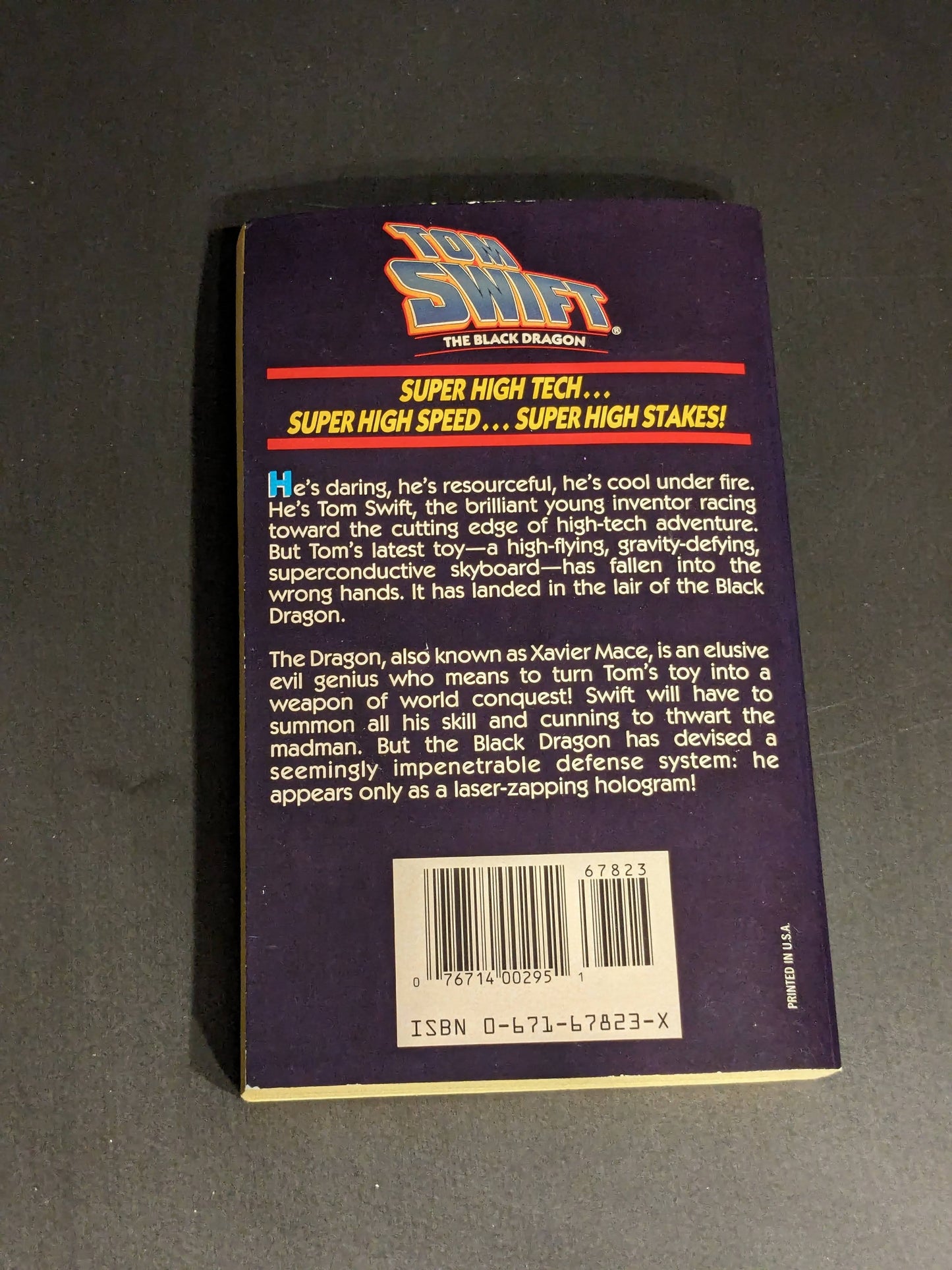 Black Dragon, The (Tom Swift #1) by Victor Appleton - 1991 First Edition