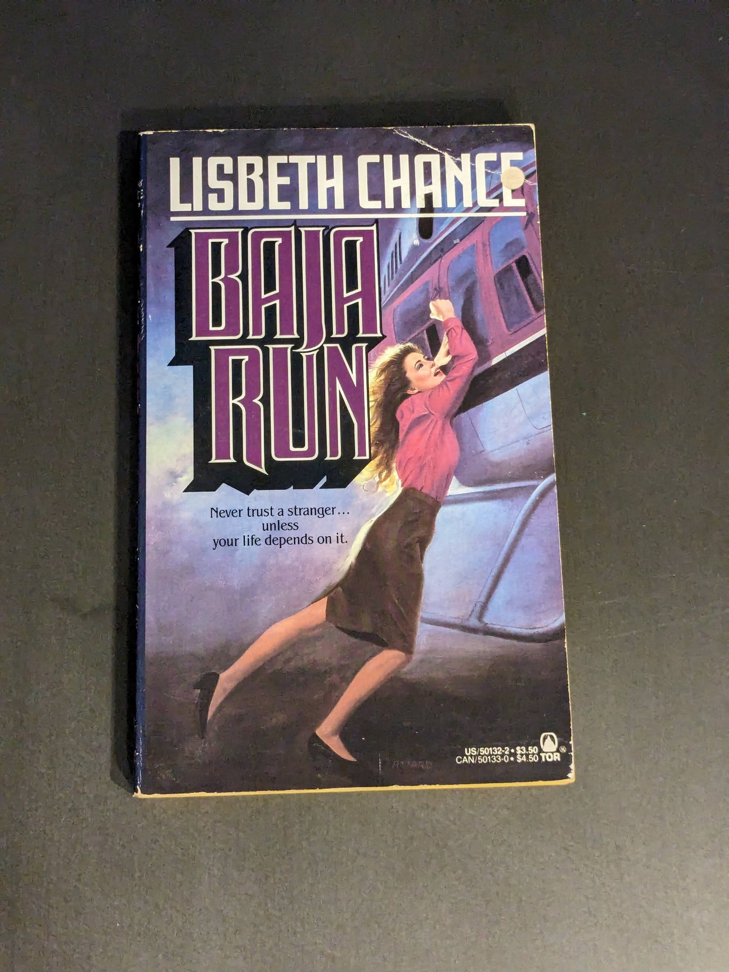 Baja Run (Vintage Paperback) by Lisbeth Chance - 1988 First Edition