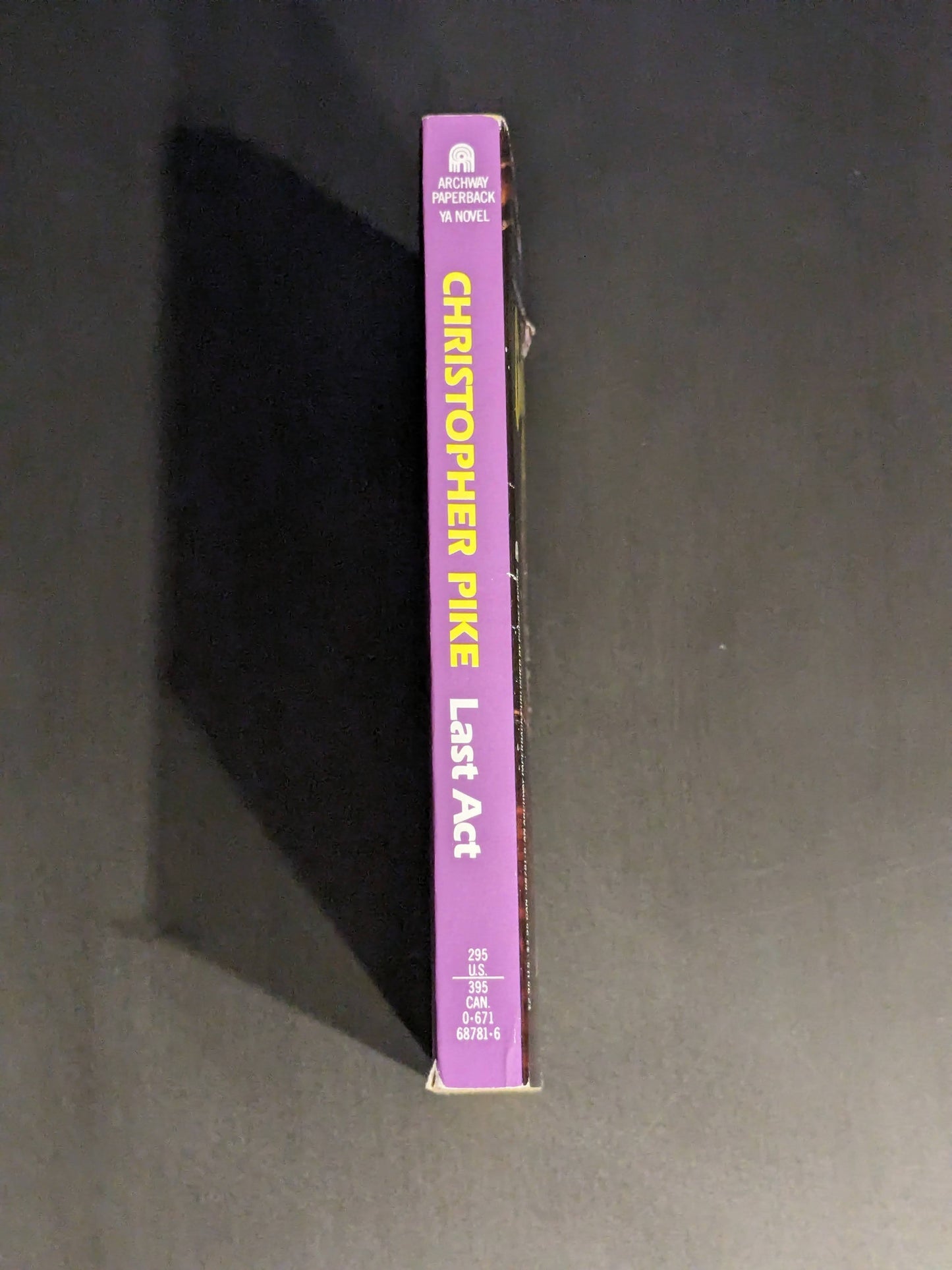 Last Act (Vintage Paperback) by Christopher Pike - 1989 First Edition