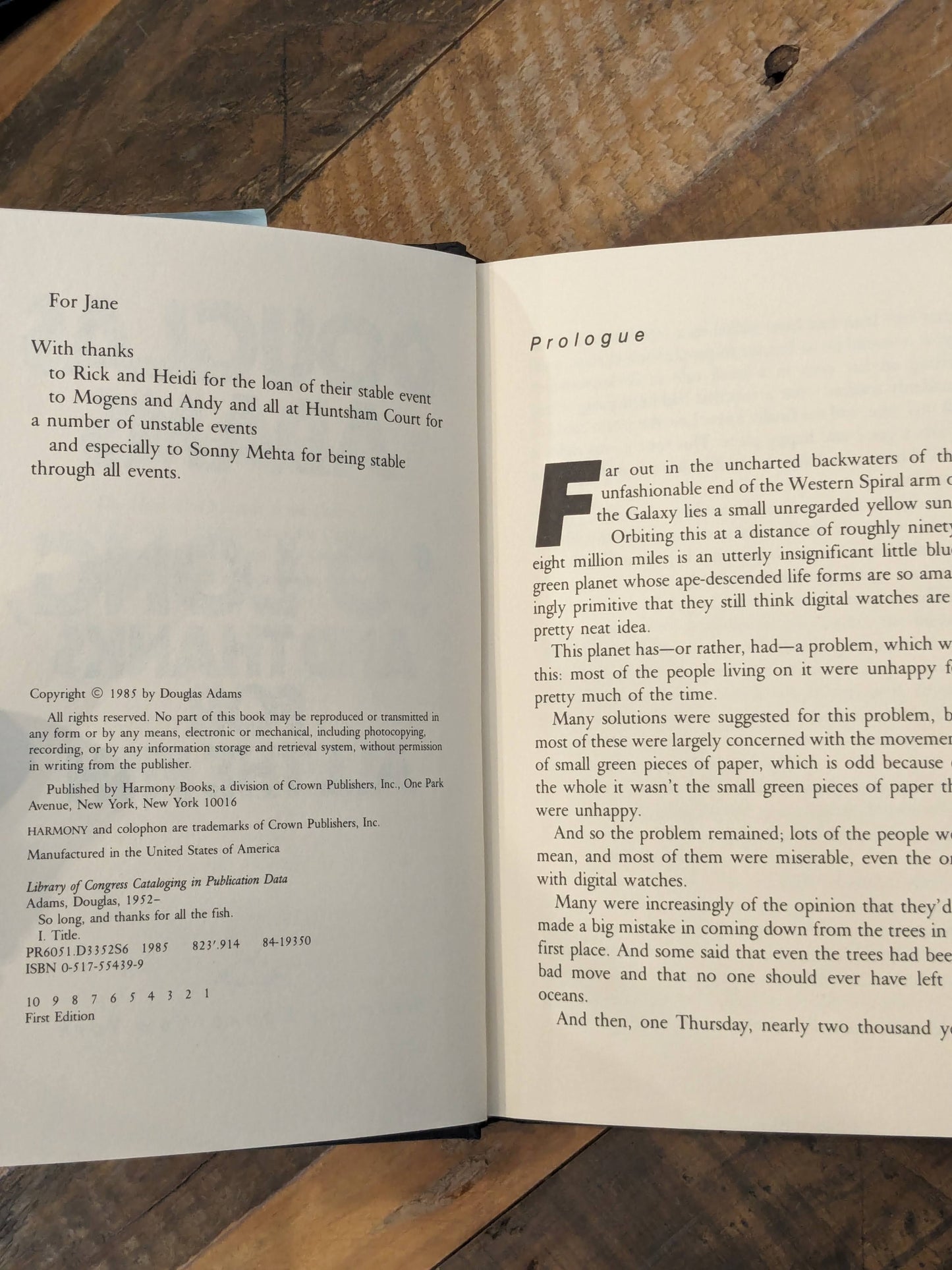 So Long, and Thanks for All the Fish (Vintage Hardcover) by Douglas Adams