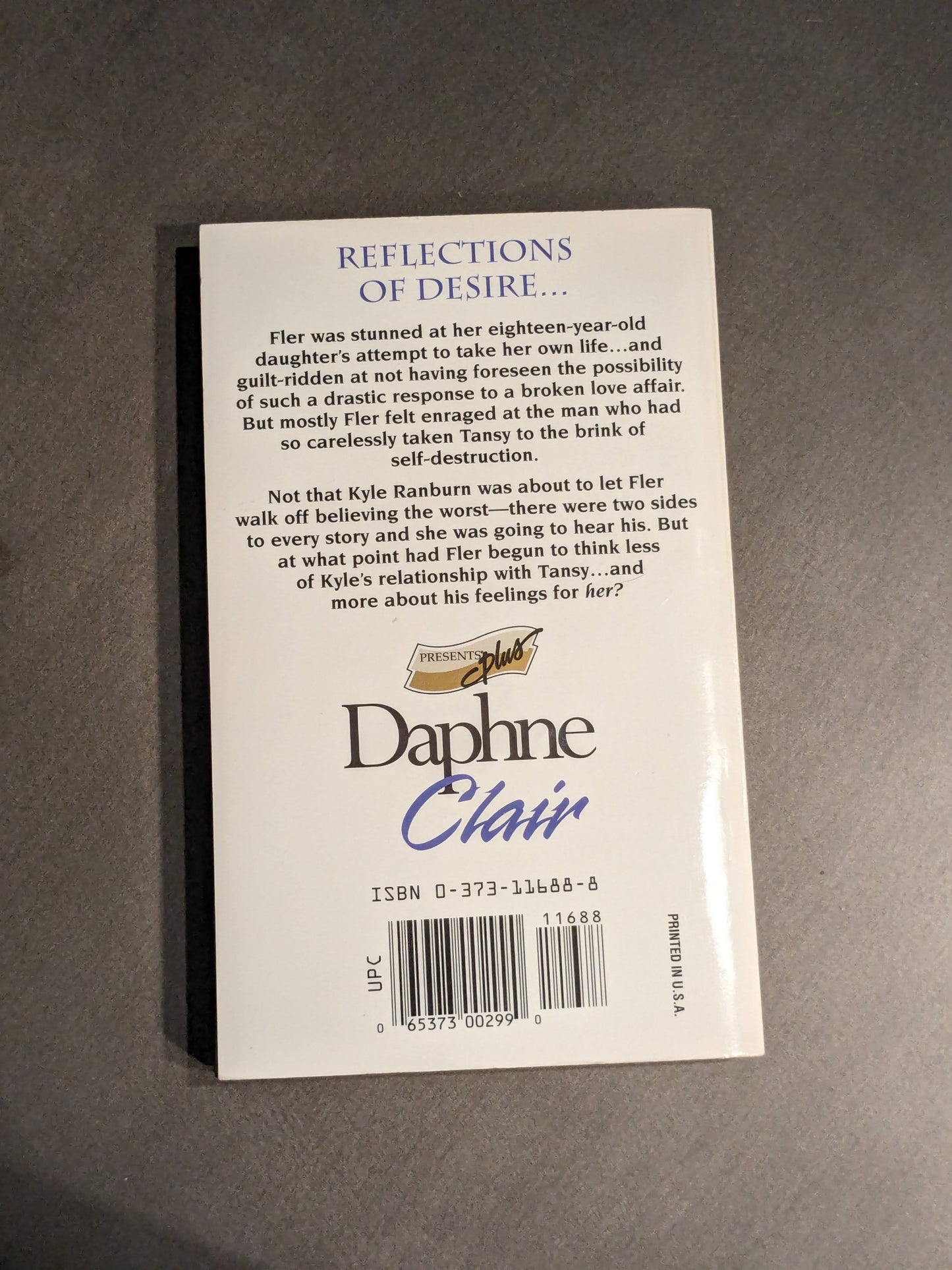 Dark Mirror (Harlequin Presents Plus) by Daphne Clair - Vintage Paperback