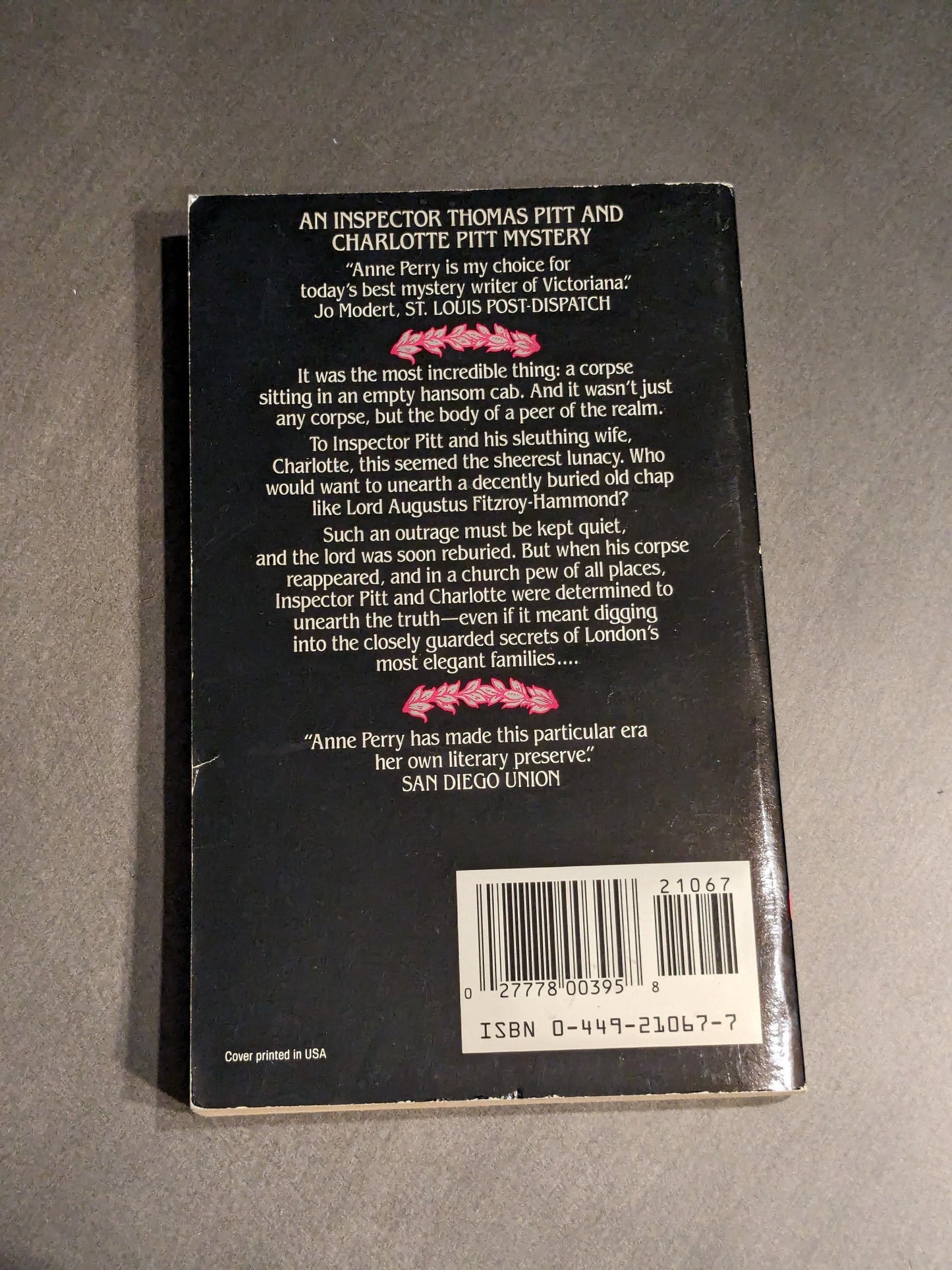 Resurrection Row (Vintage Paperback) by Anne Perry
