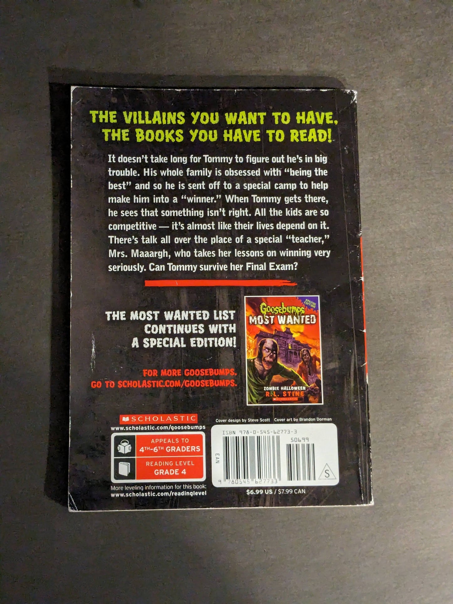 Creature Teacher: The Final Exam (Goosebumps: Most Wanted #6) by R.L. Stine