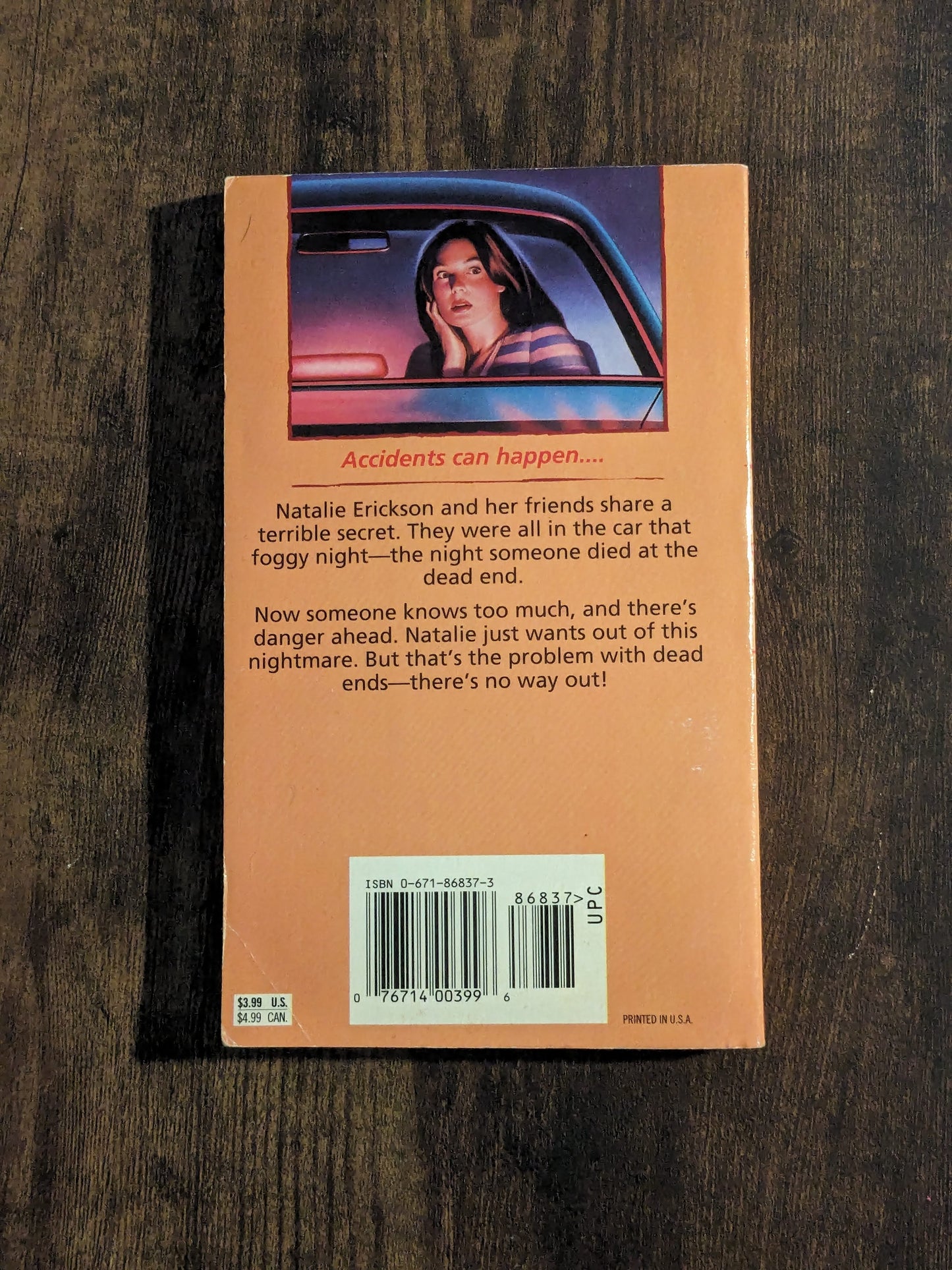 Dead End (Fear Street #29) by R.L. Stine - Vintage Paperback