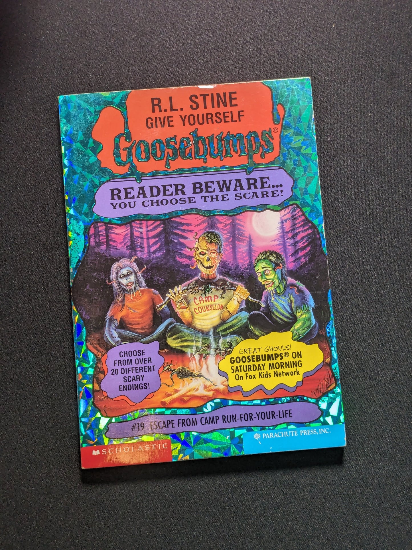 Escape from Camp Run-For-Your Life (Give Yourself Goosebumps #19) by R.L. Stine - Vintage Paperback
