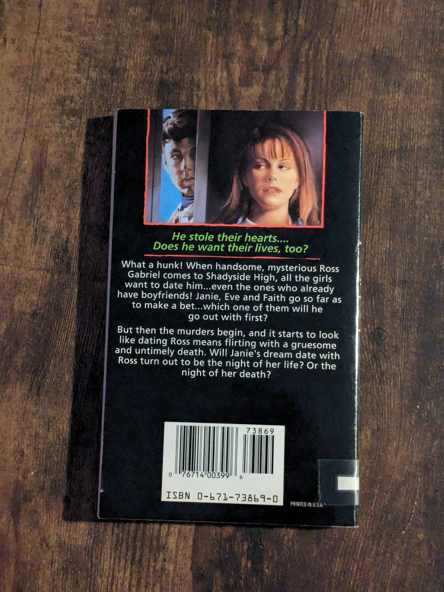 New Boy, The (Fear Street #20) by R.L. Stine - Vintage Paperback