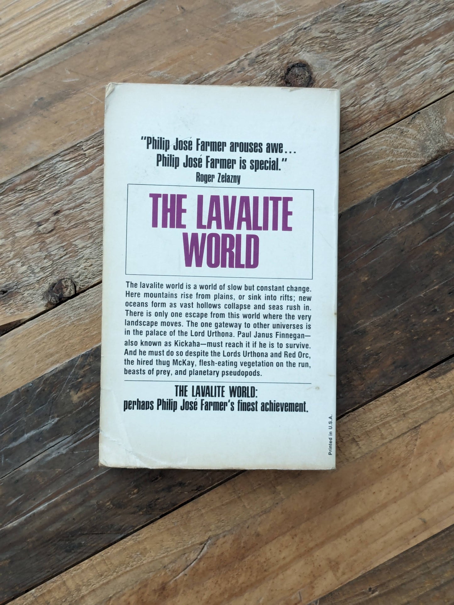Lavalite World, The (Vintage Paperback) by Philip José Farmer