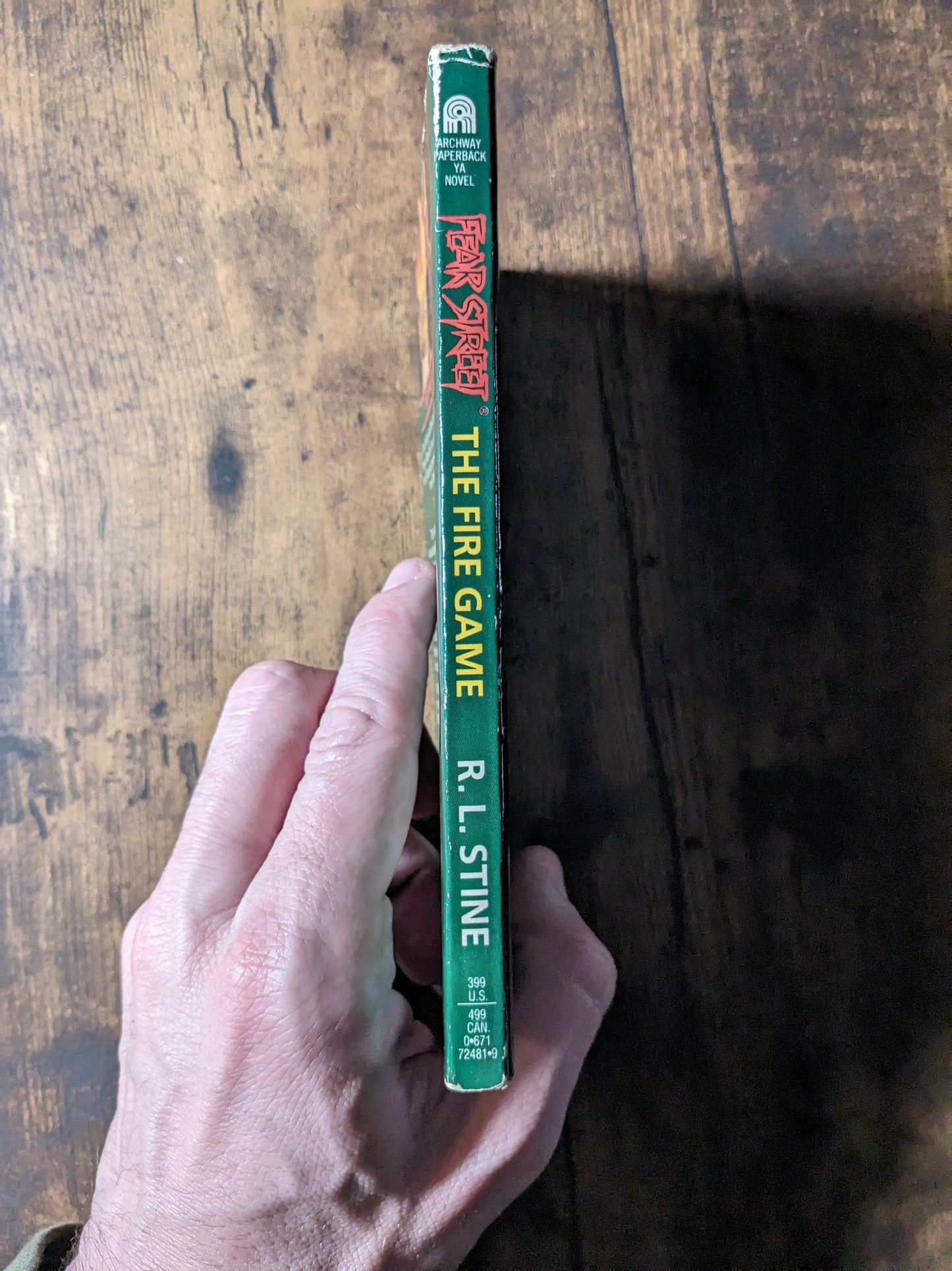 Fire Game, The (Fear Street #11) by R.L. Stine - Vintage Paperback