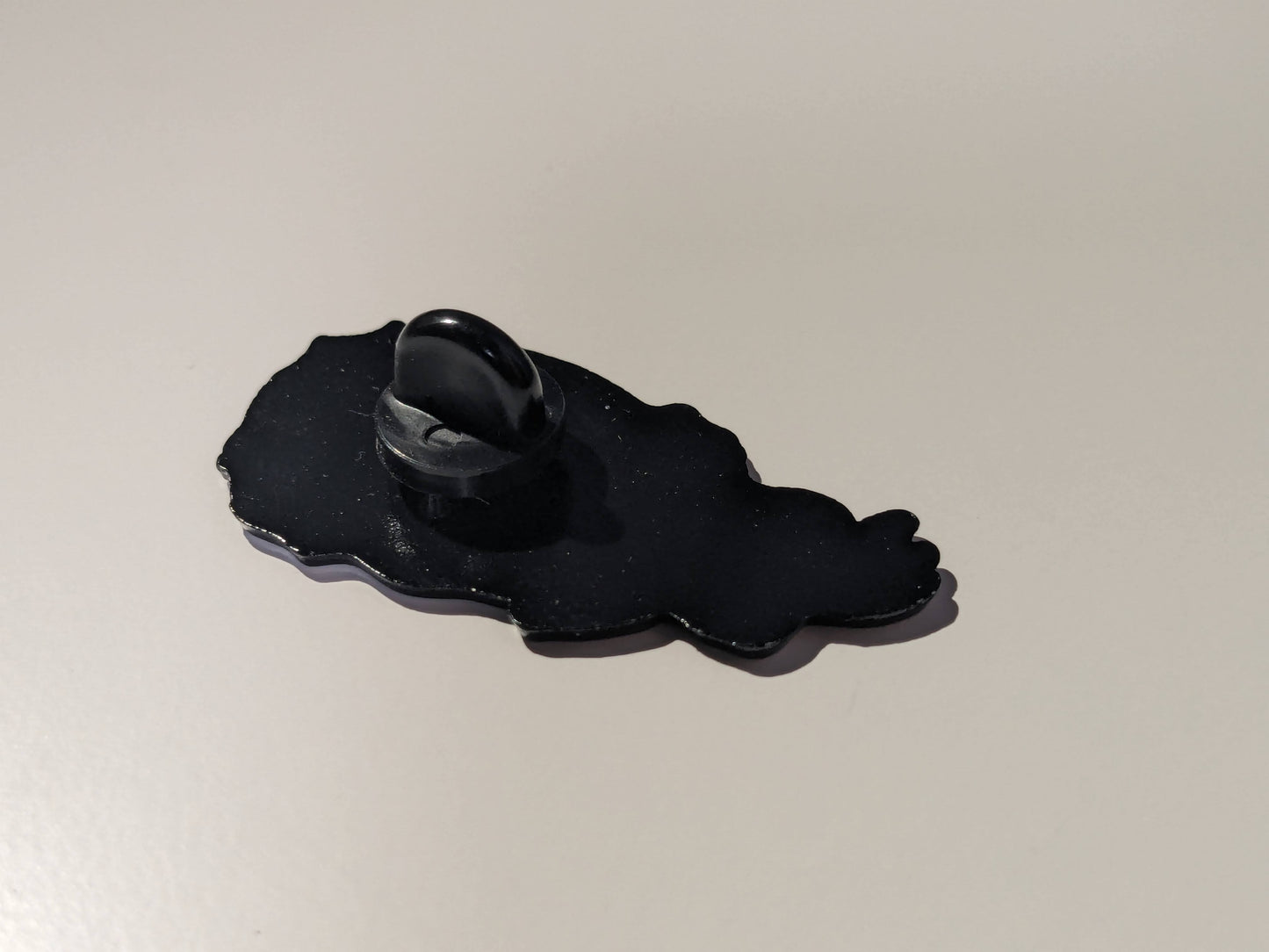Edgar Allan Poe 3-Eyed Pin - Handpainted Enamel Brooch Accessory