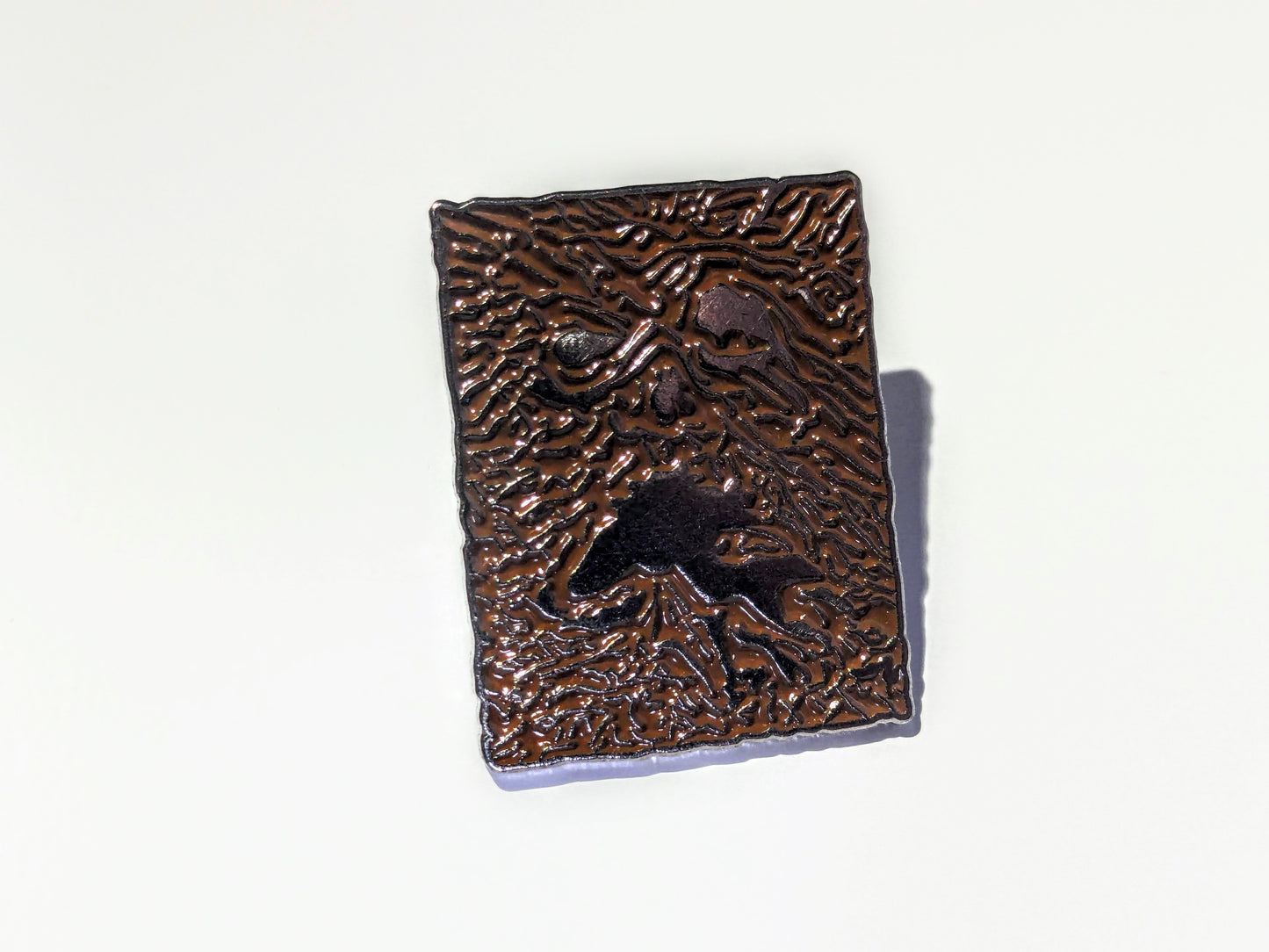 Necronomicon Enamel Pin - Handpainted Horror Brooch