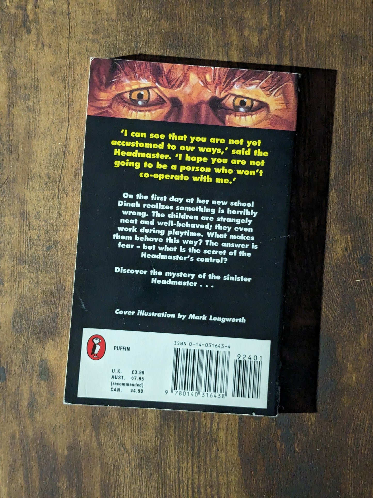 Demon Headmaster, The (Vintage Paperback) by Gillian Cross